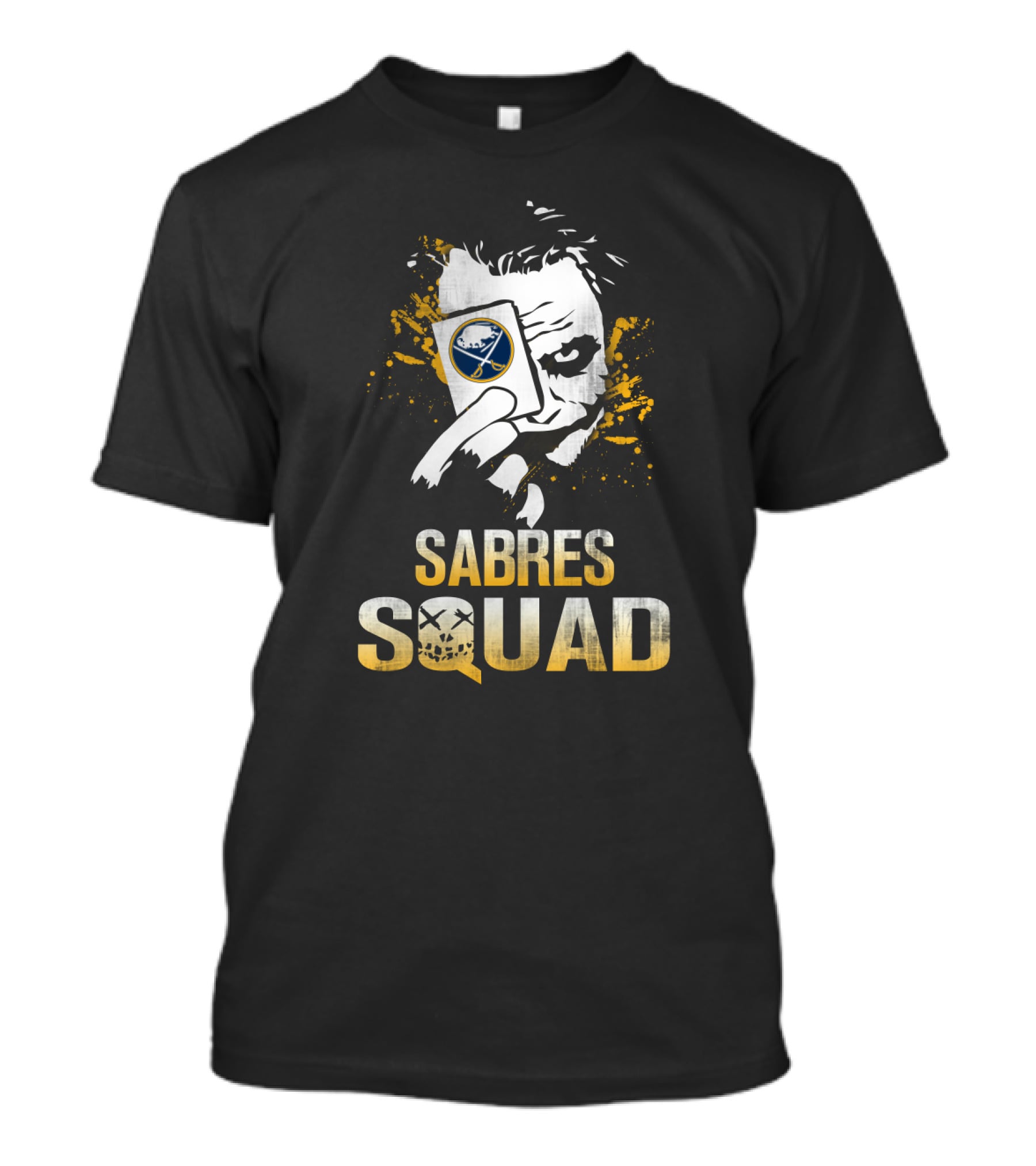 Sabres Squad Joker Buffalo Sabres Fan Card T-Shirt