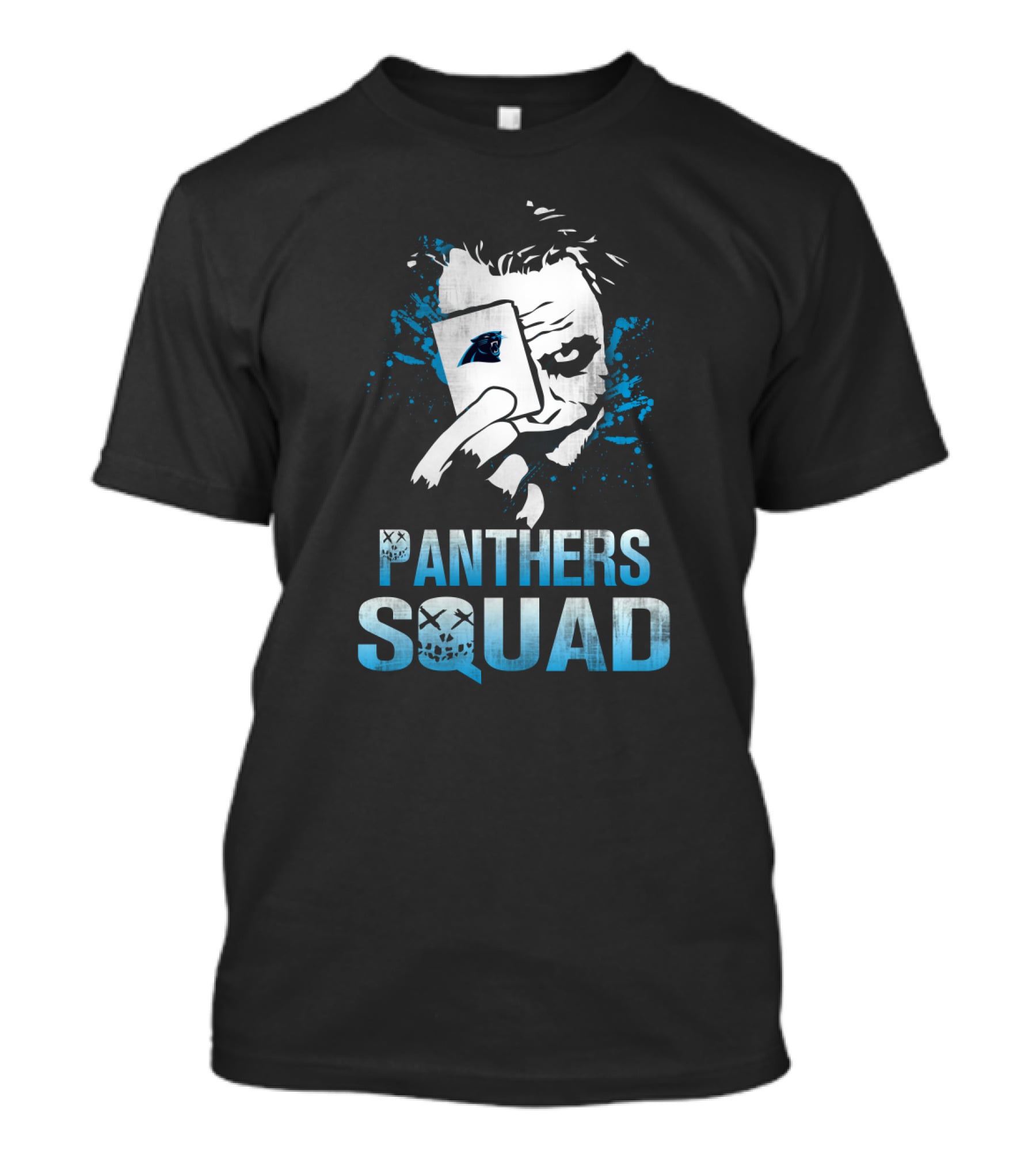 Panthers Squad Joker Card Carolina Panthers Fans T-Shirt