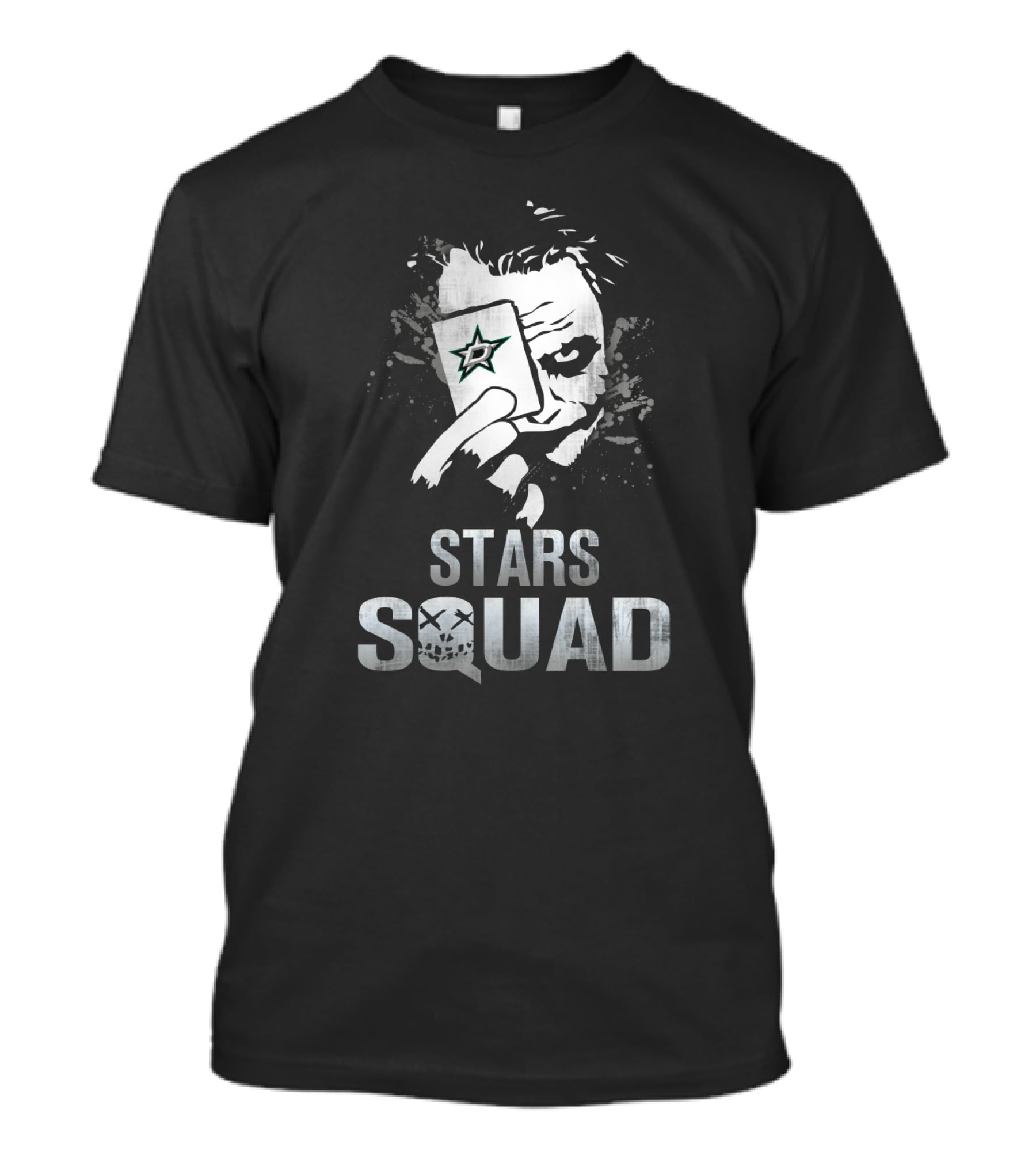 Stars Squad Joker Dallas Fans Playing Card T-Shirt