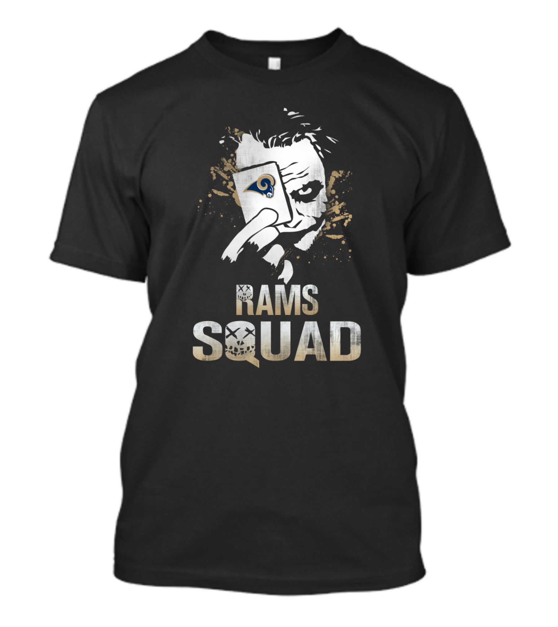 Rams Squad Joker Card Los Angeles Rams Fans T-Shirt