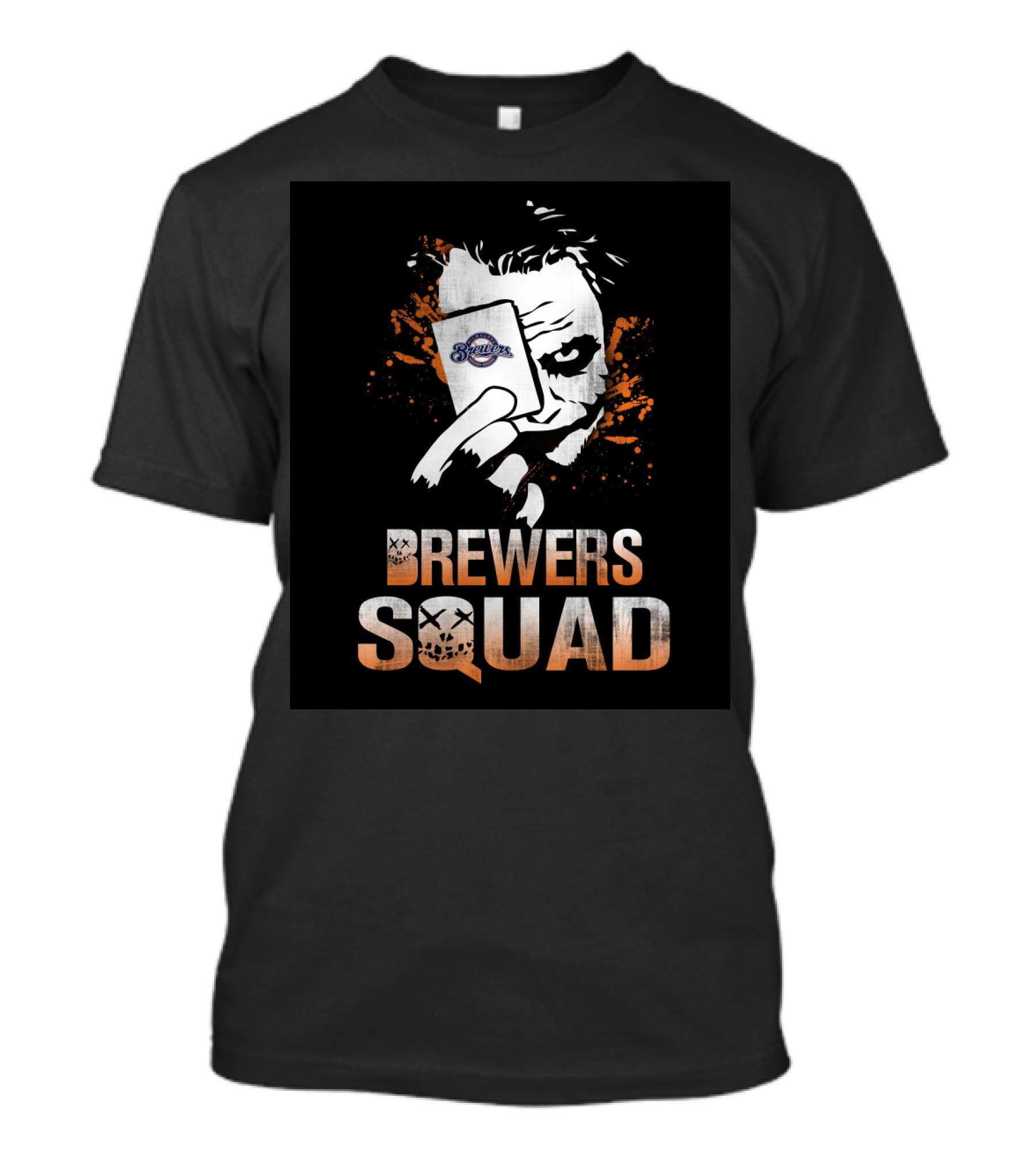 Brewers Squad Joker Card Milwaukee Brewers Fans T-Shirt