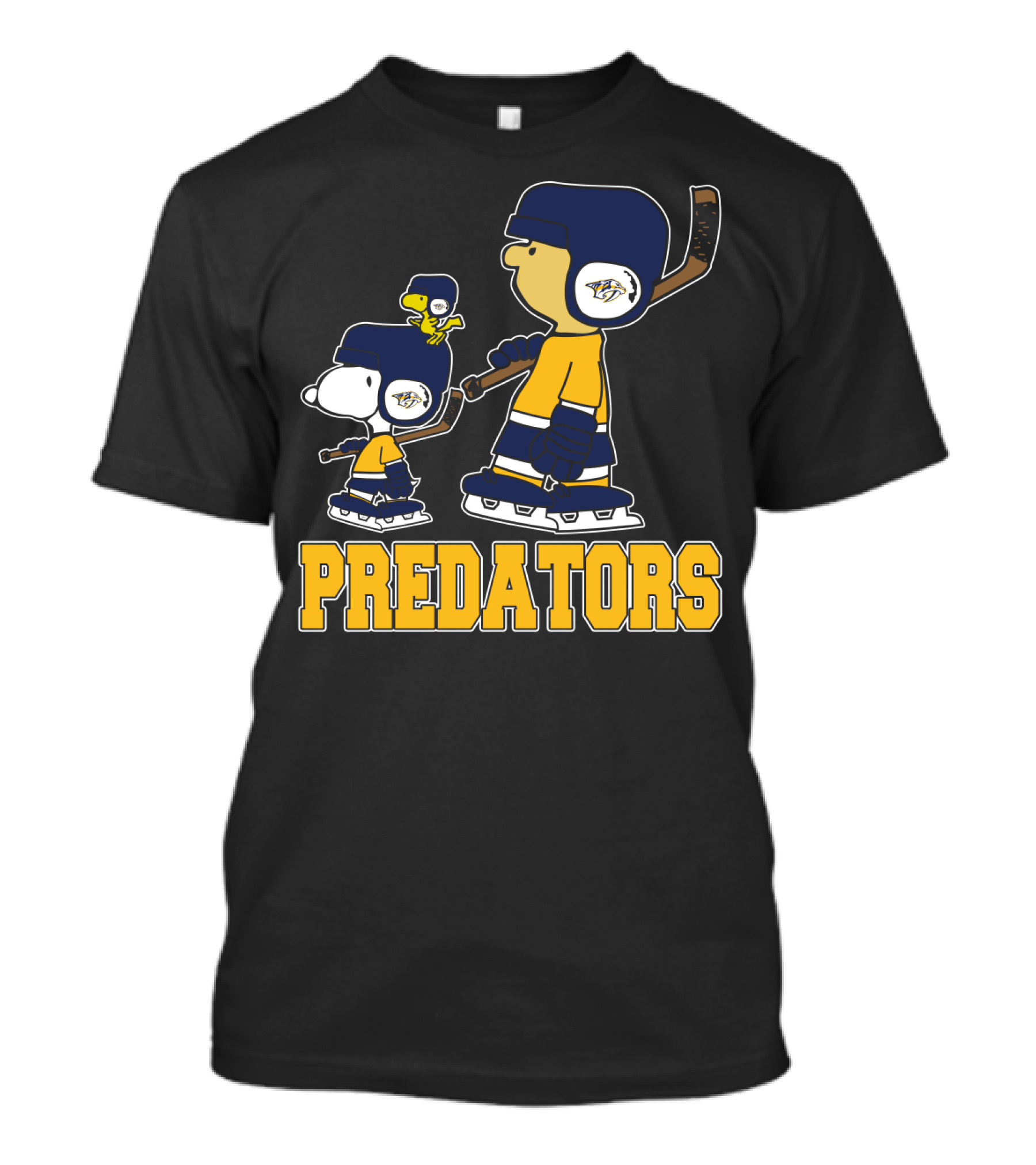 Nashville Predators Snoopy Woodstock Hockey Fans T-Shirt