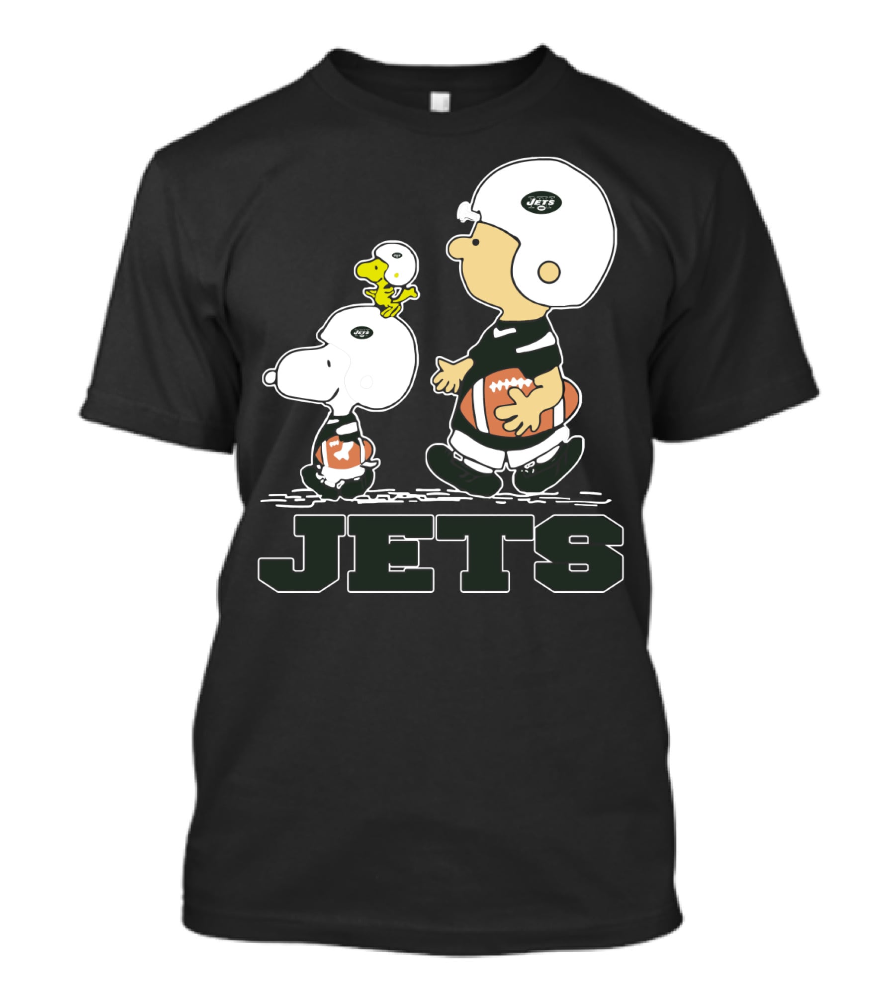 Snoopy And Woodstock New York Jets Football Fans T-Shirt