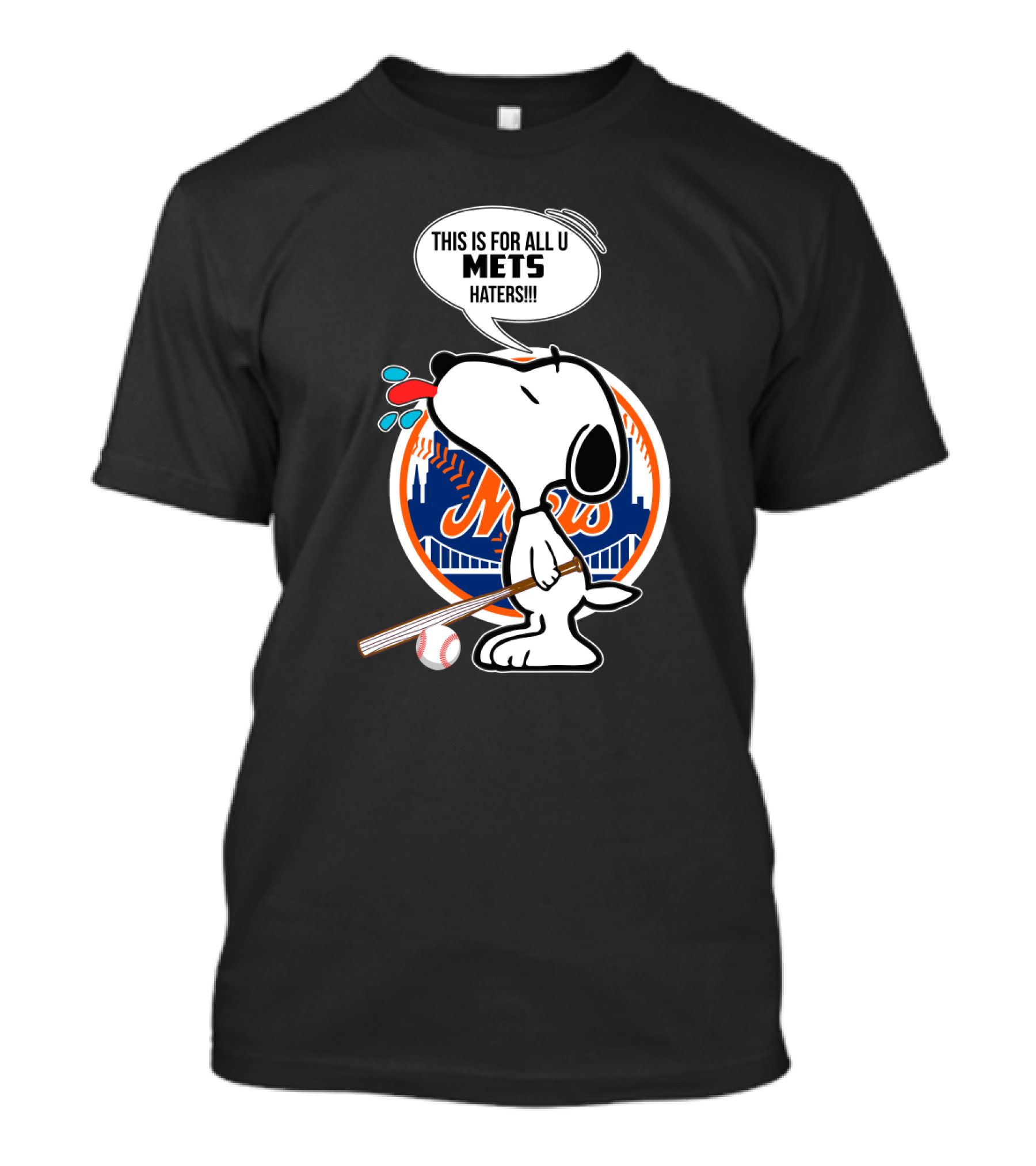 Snoopy Mets Haters New York Mets Fans T-Shirt