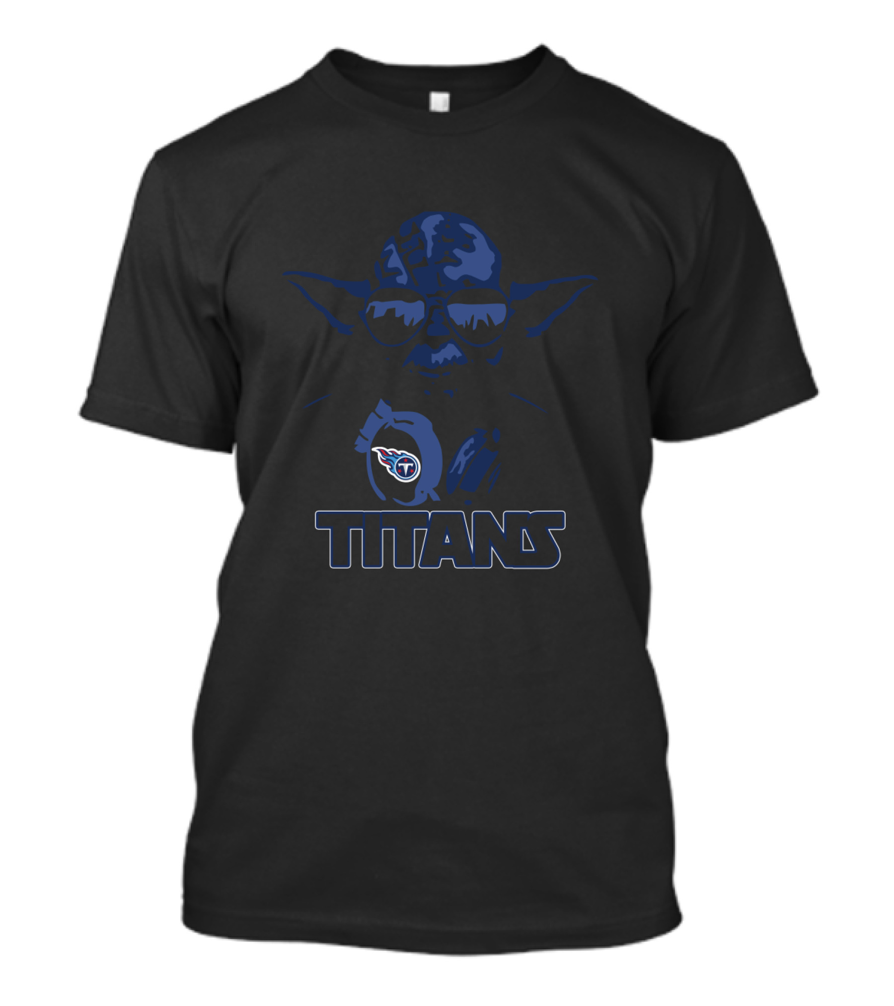 Yoda Titans Fans Tennessee Star Wars Football Enthusiasts T-Shirt