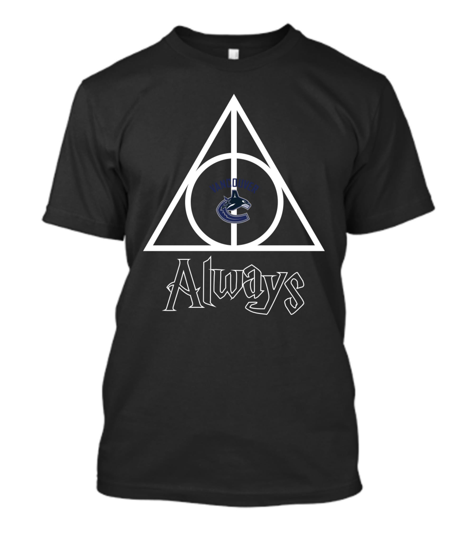 Vancouver Canucks Deathly Hallows Always T-Shirt