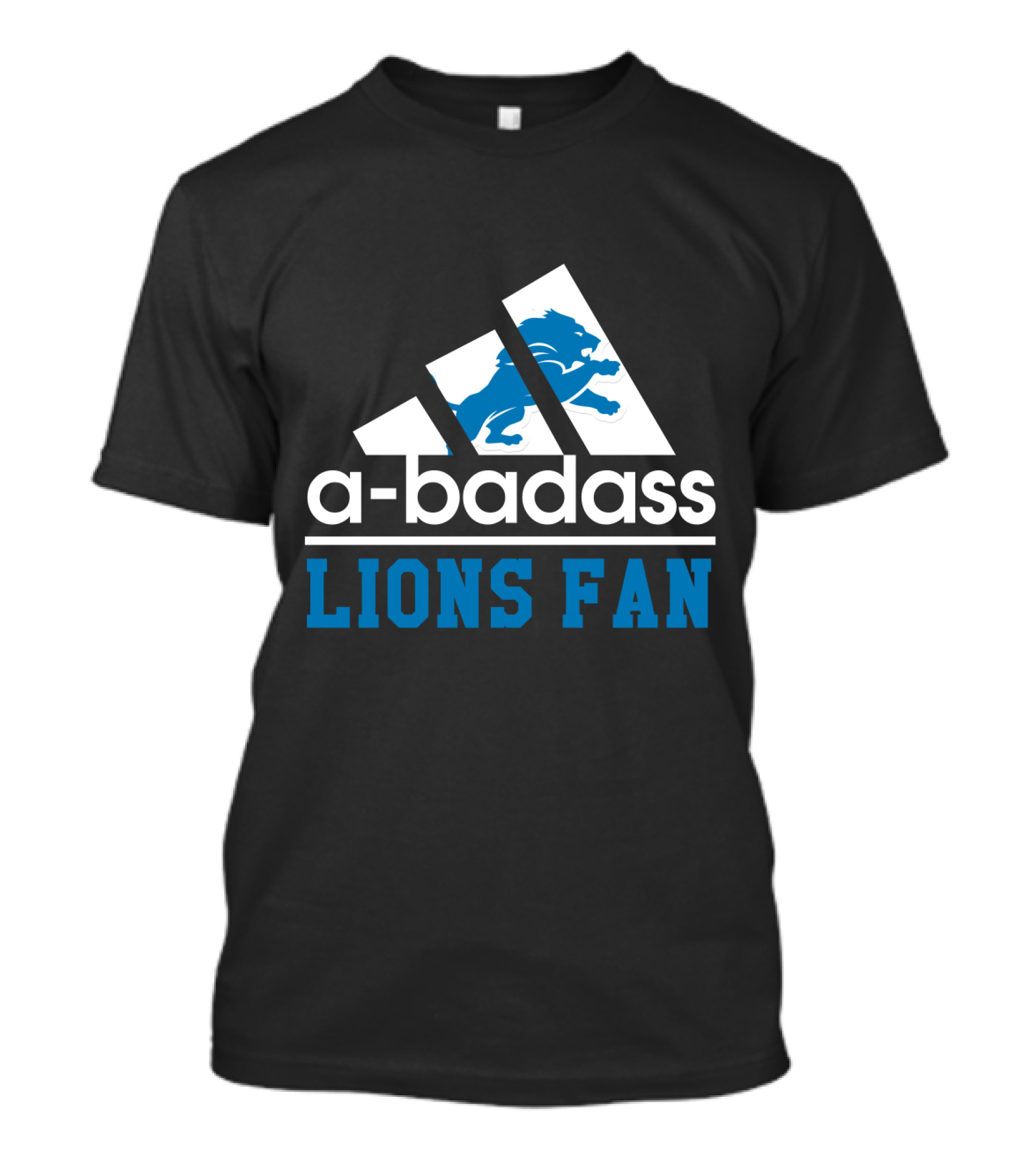 A-Badass Lions Fan Detroit Lions Cool For Fans T-Shirt