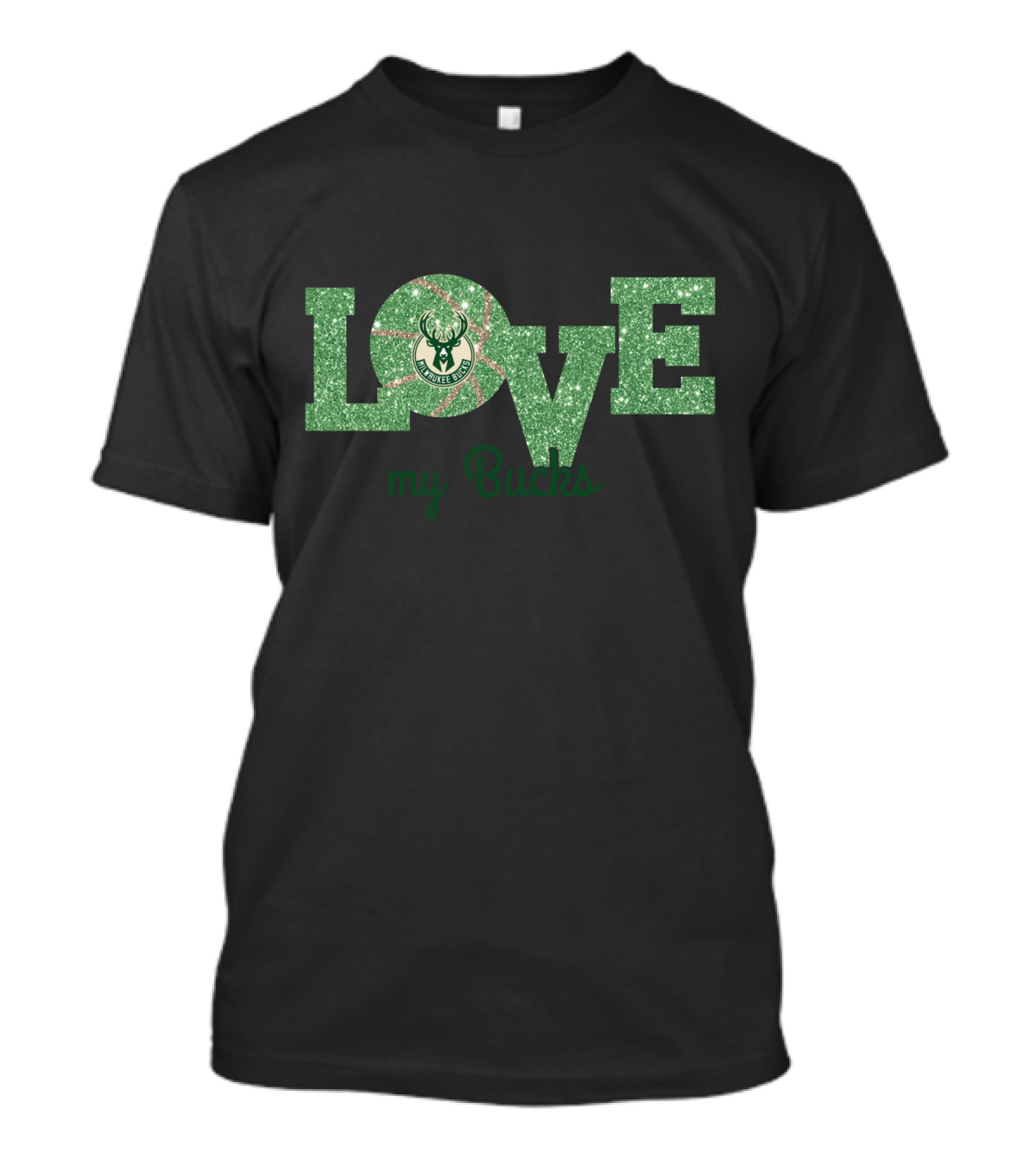 Love My Bucks Milwaukee Bucks Fans T-Shirt