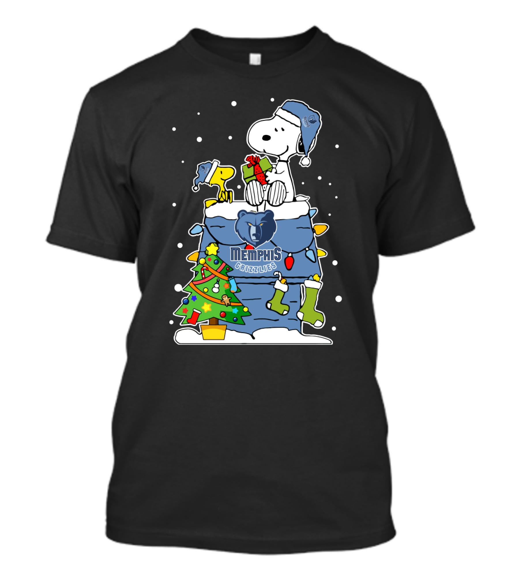 Memphis Grizzlies Snoopy Christmas Cheer T-Shirt