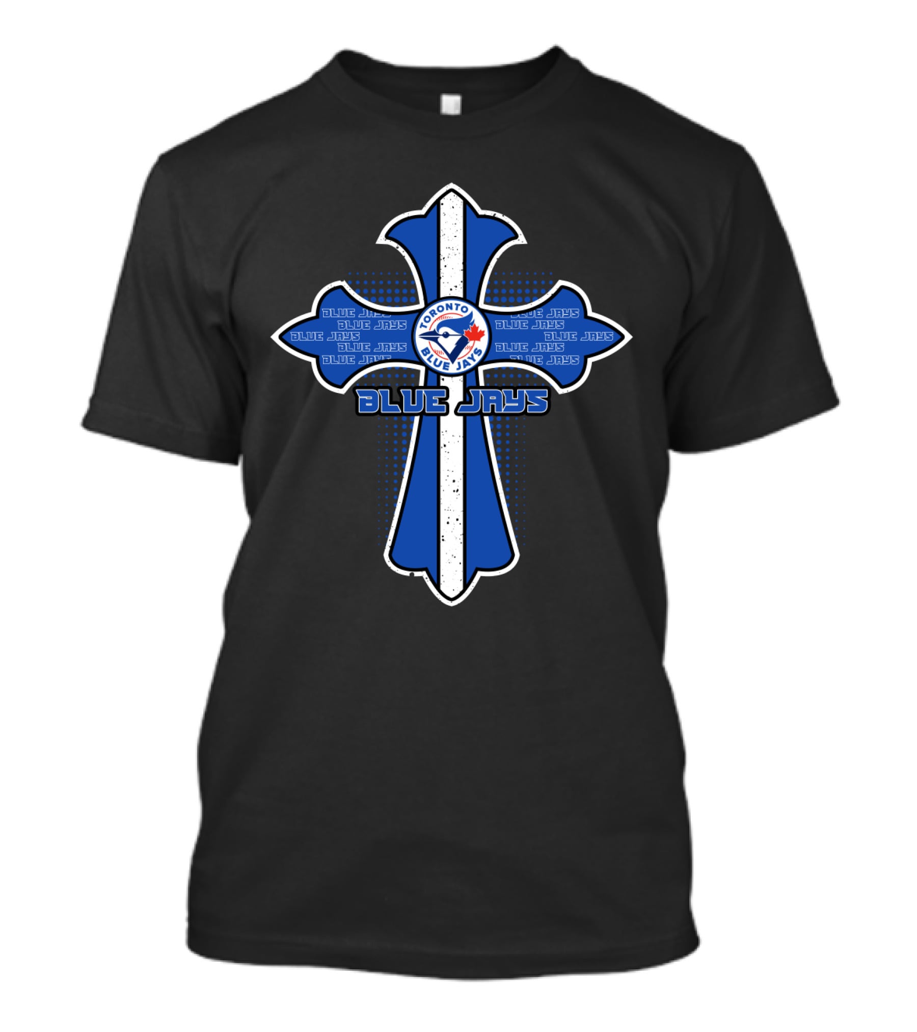 Toronto Blue Jays Cross Symbol For Devoted Fans And Faithful Believers T-Shirt