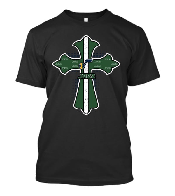 Jazz Cross For Jesus And Utah Fans T-Shirt