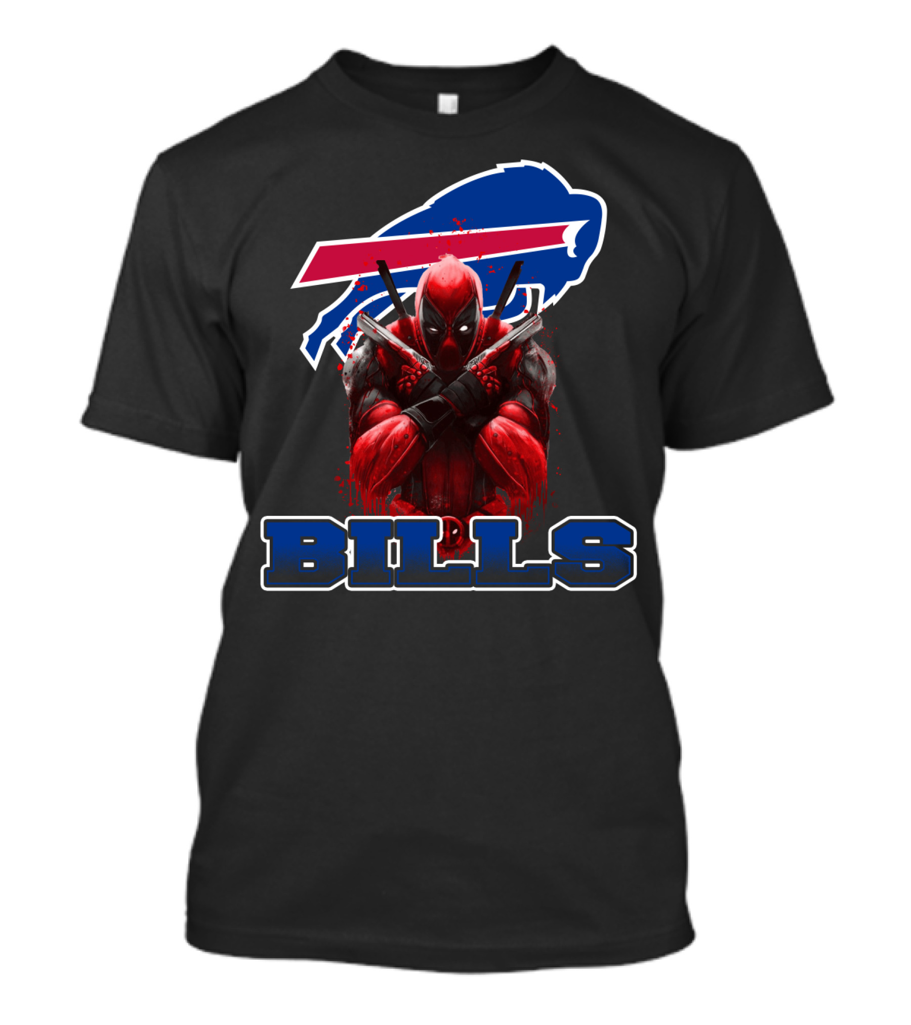 Buffalo Bills Deadpool Crossover Fans Unite T-Shirt