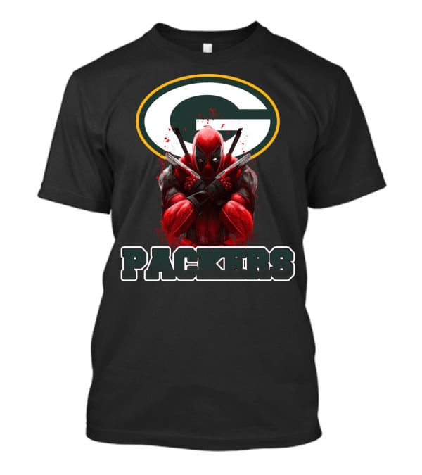 Green Bay Packers Deadpool Crossover Fan Merchandise T-Shirt