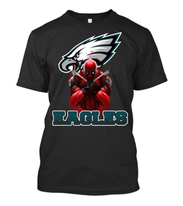 Philadelphia Eagles Deadpool Mashup Fans T-Shirt