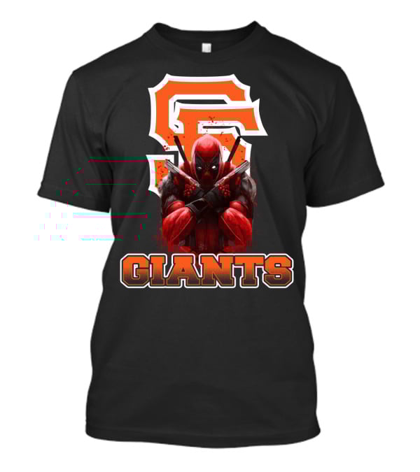 San Francisco Giants Deadpool Crossover Fans T-Shirt