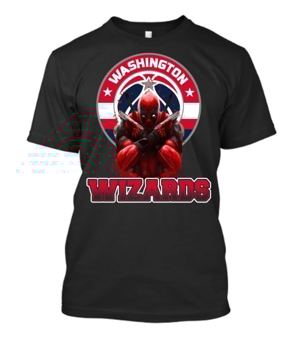 Washington Wizards Deadpool Crossover Fan T-Shirt
