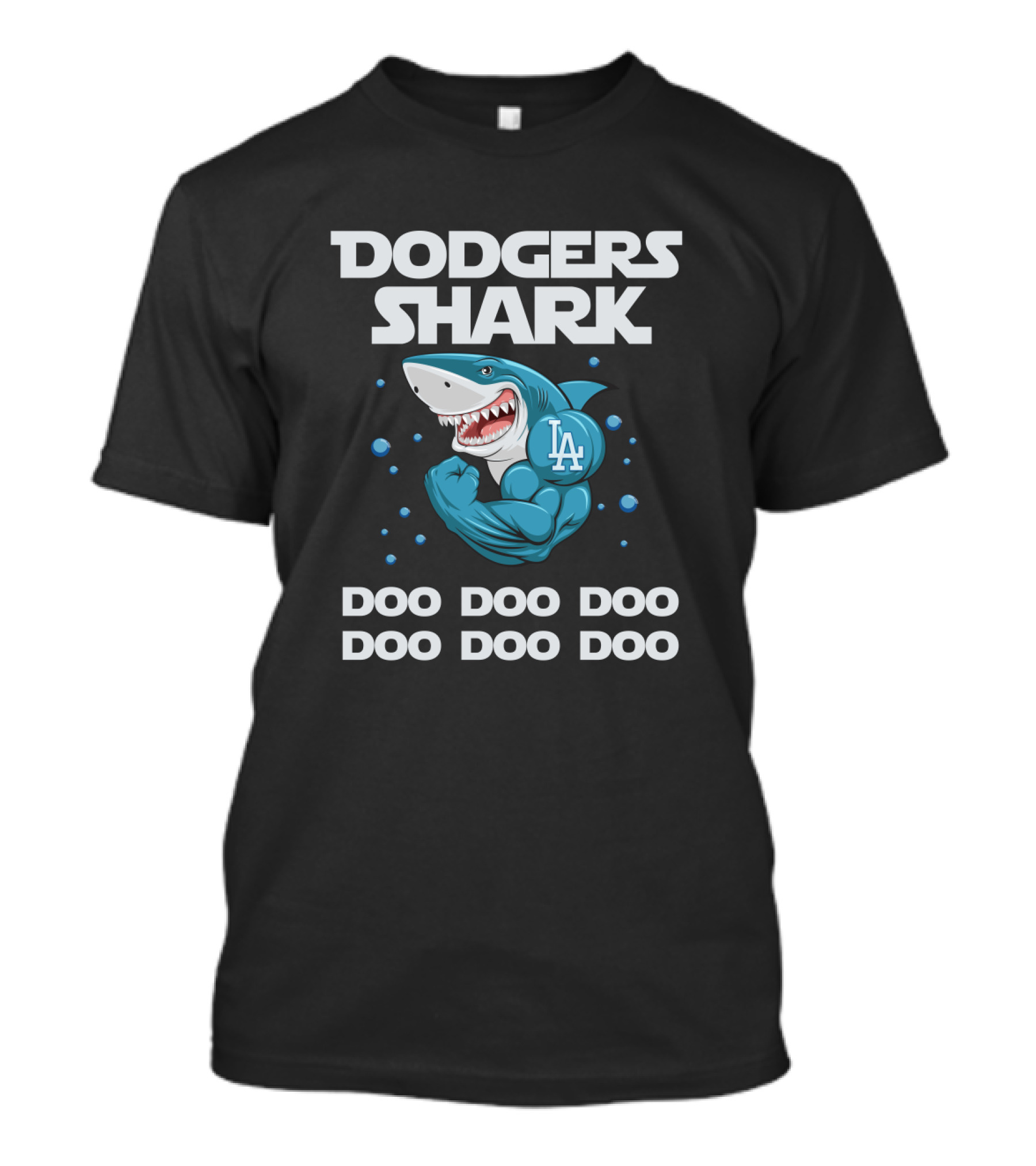 Dodgers Shark Doo Doo Doo La Mlb T-Shirt