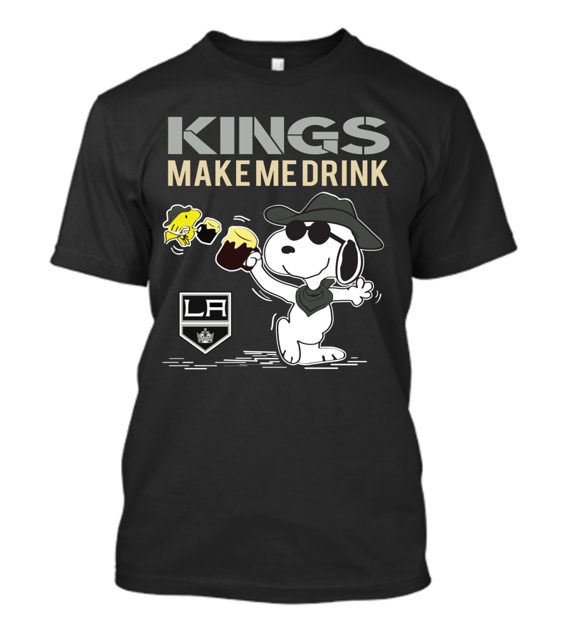 Kings Make Me Drink Snoopy La T-Shirt