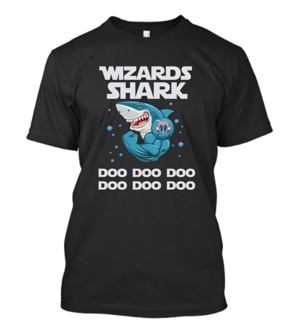 Wizards Shark Doo Doo Doo NBA Washington Basketball T-Shirt