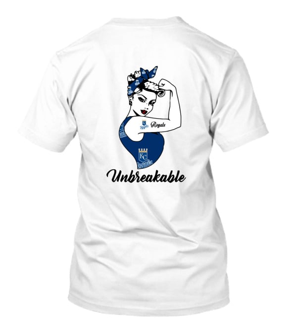 Kansas City Royals Unbreakable Strong Girl Iconic KC T-Shirt