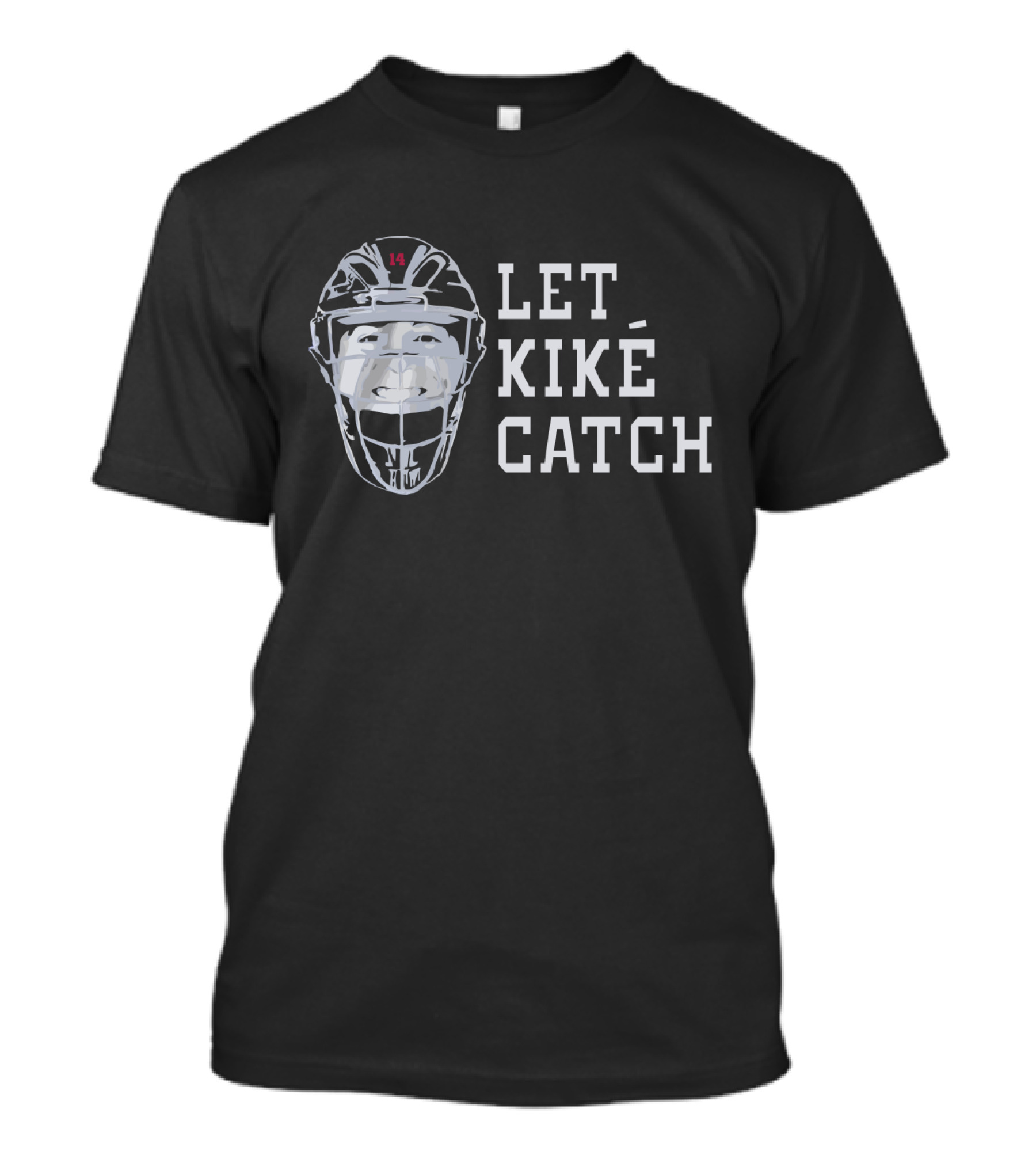 Let KiKE Catch Baseball Face Mask Los Angeles Dodgers Fans T-Shirt