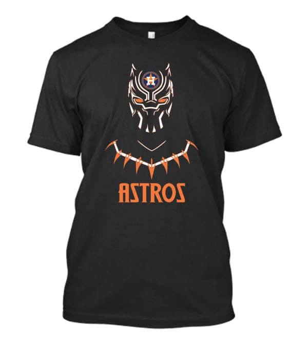 Astros Black Panther Crossover Fan Gear T-Shirt
