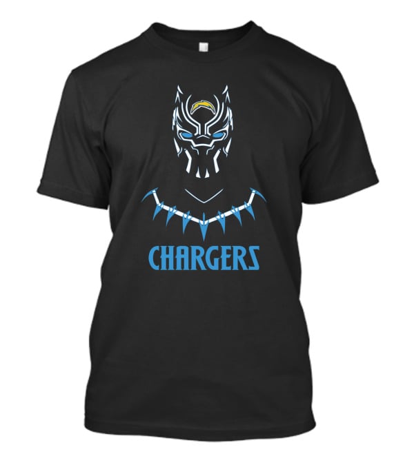Black Panther Chargers Fans T-Shirt