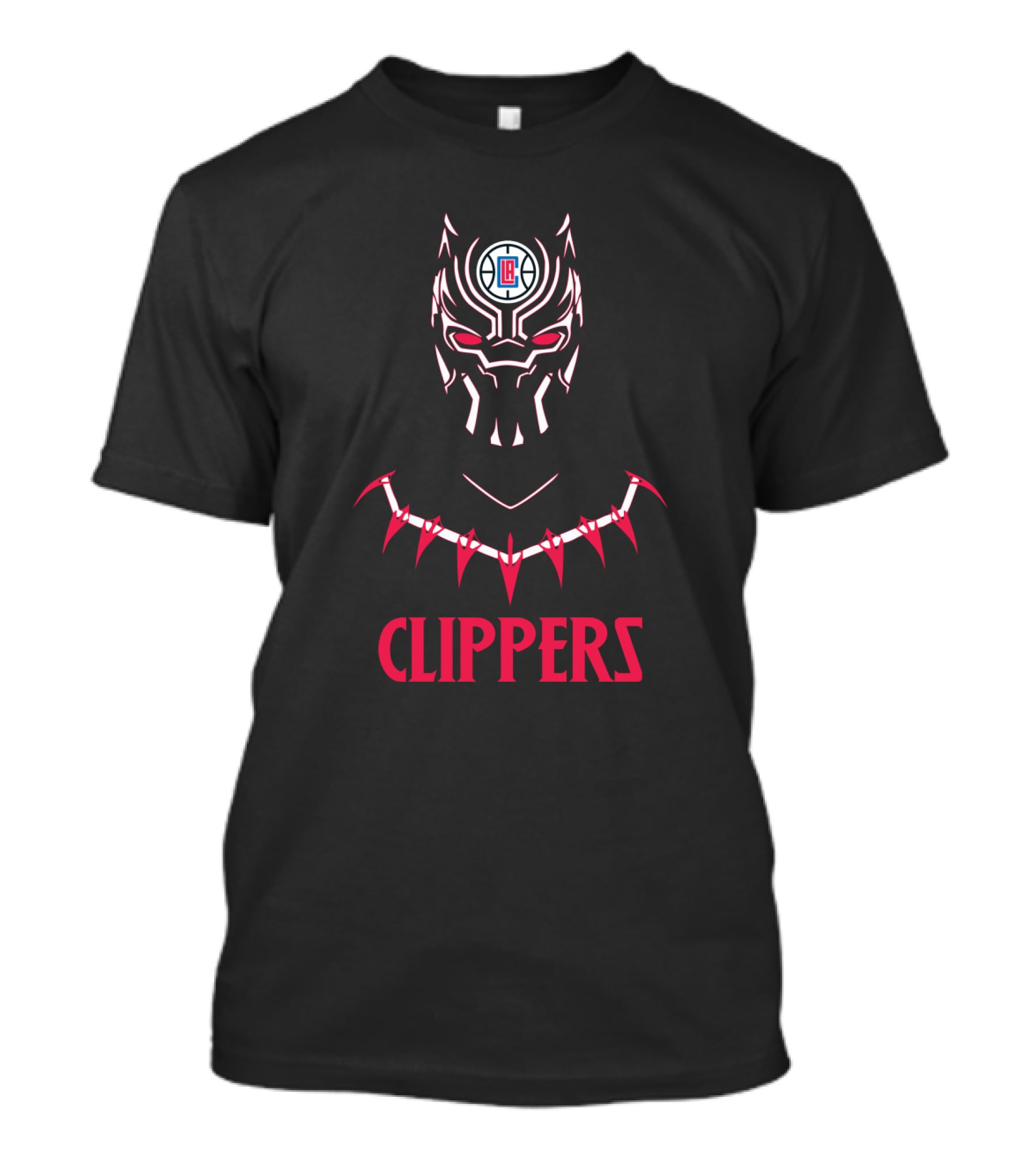 Black Panther Clippers Nba Crossover T-Shirt