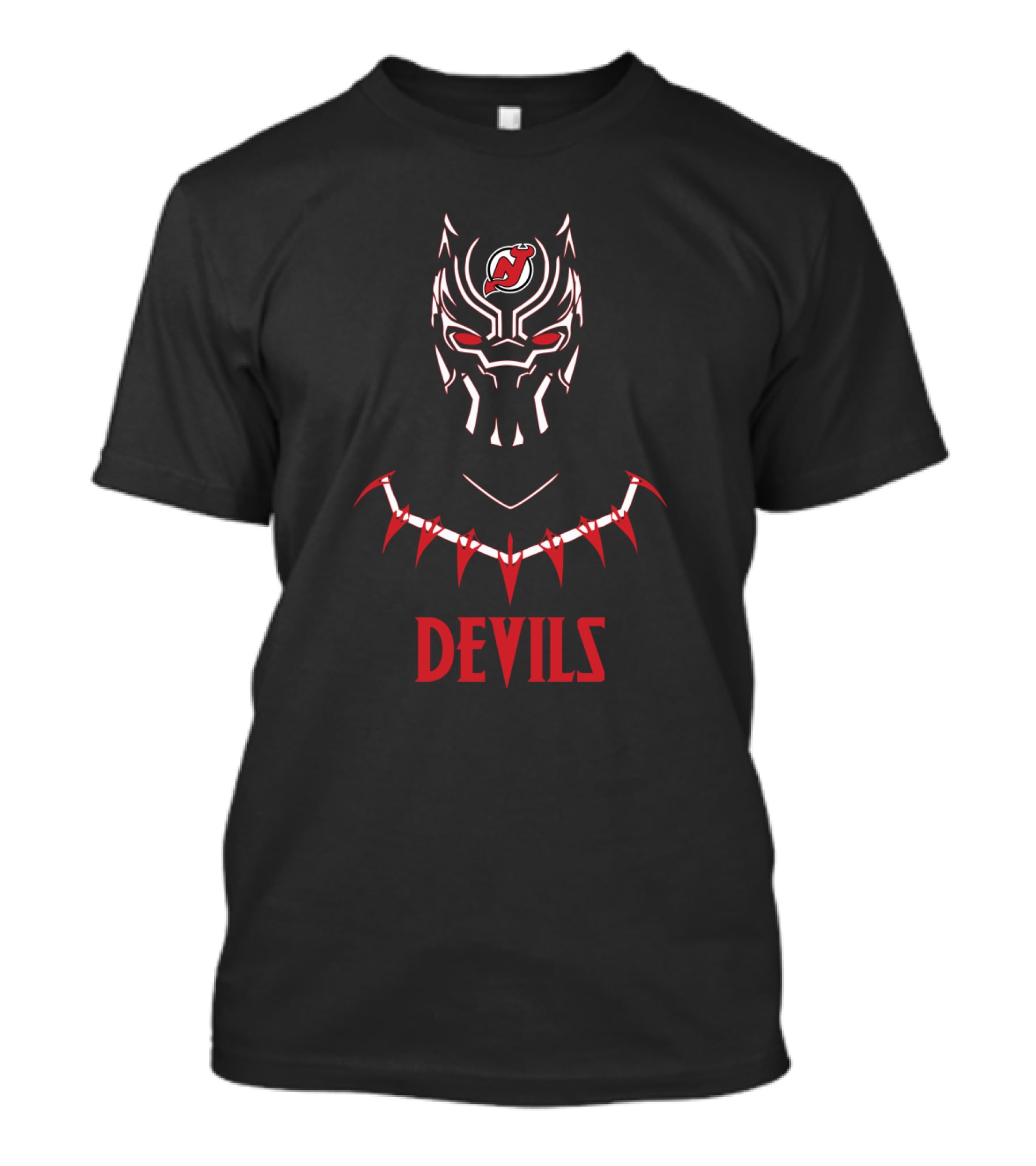 Black Panther New Jersey Devils Fans United T-Shirt