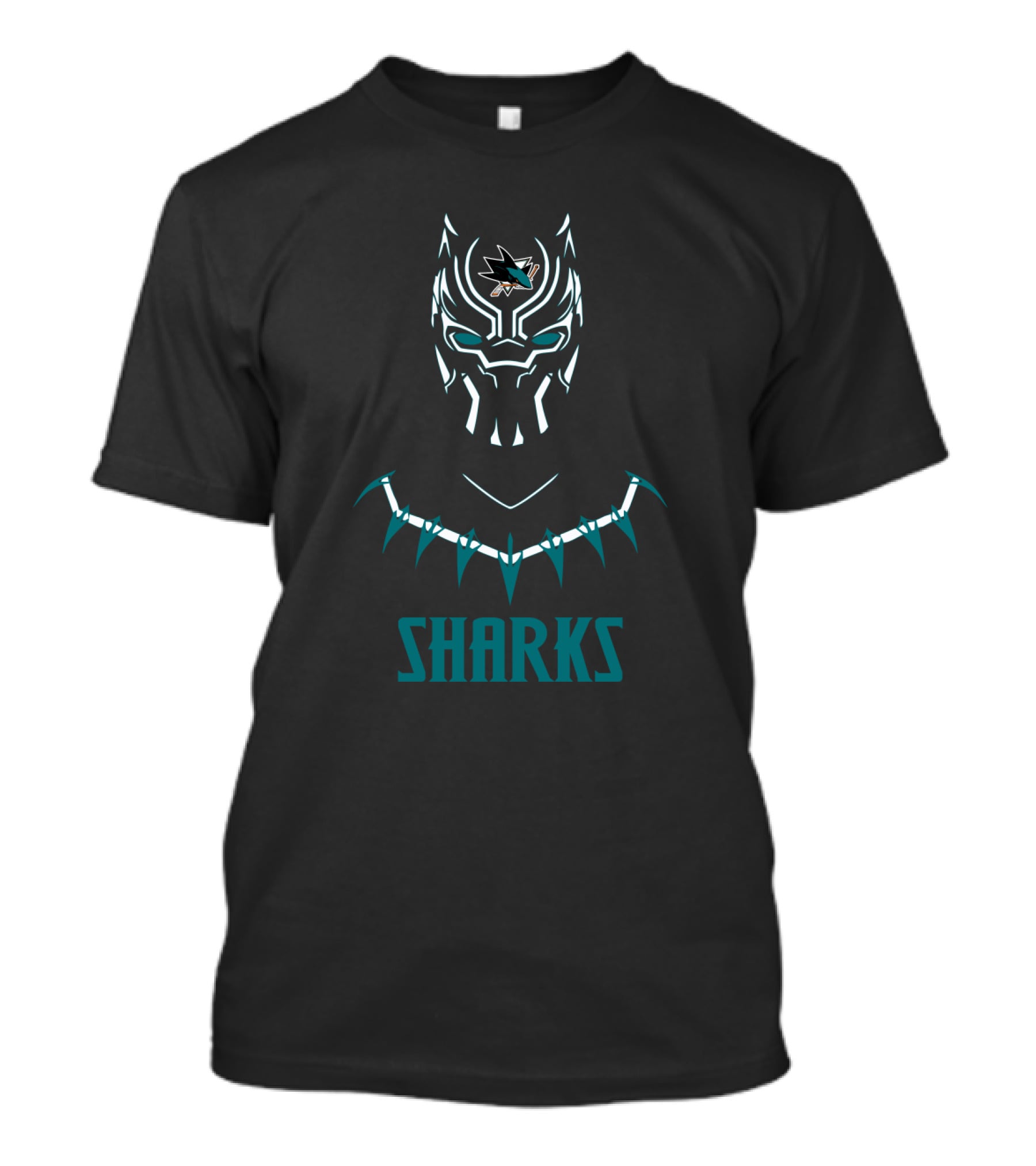 Black Panther San Jose Sharks Fans T-Shirt