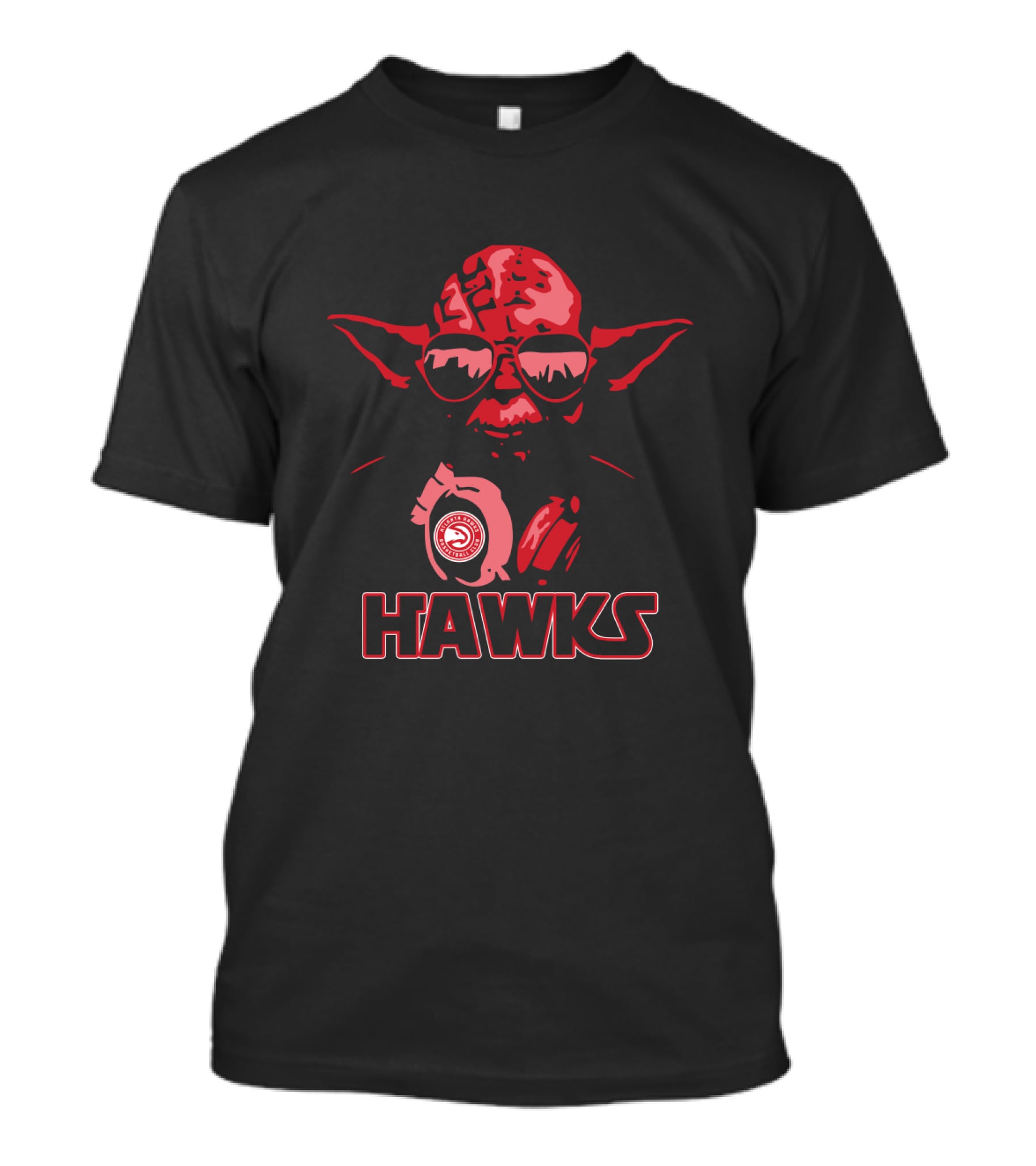 Yoda Star Wars Atlanta Hawks Fans Hawks T-Shirt