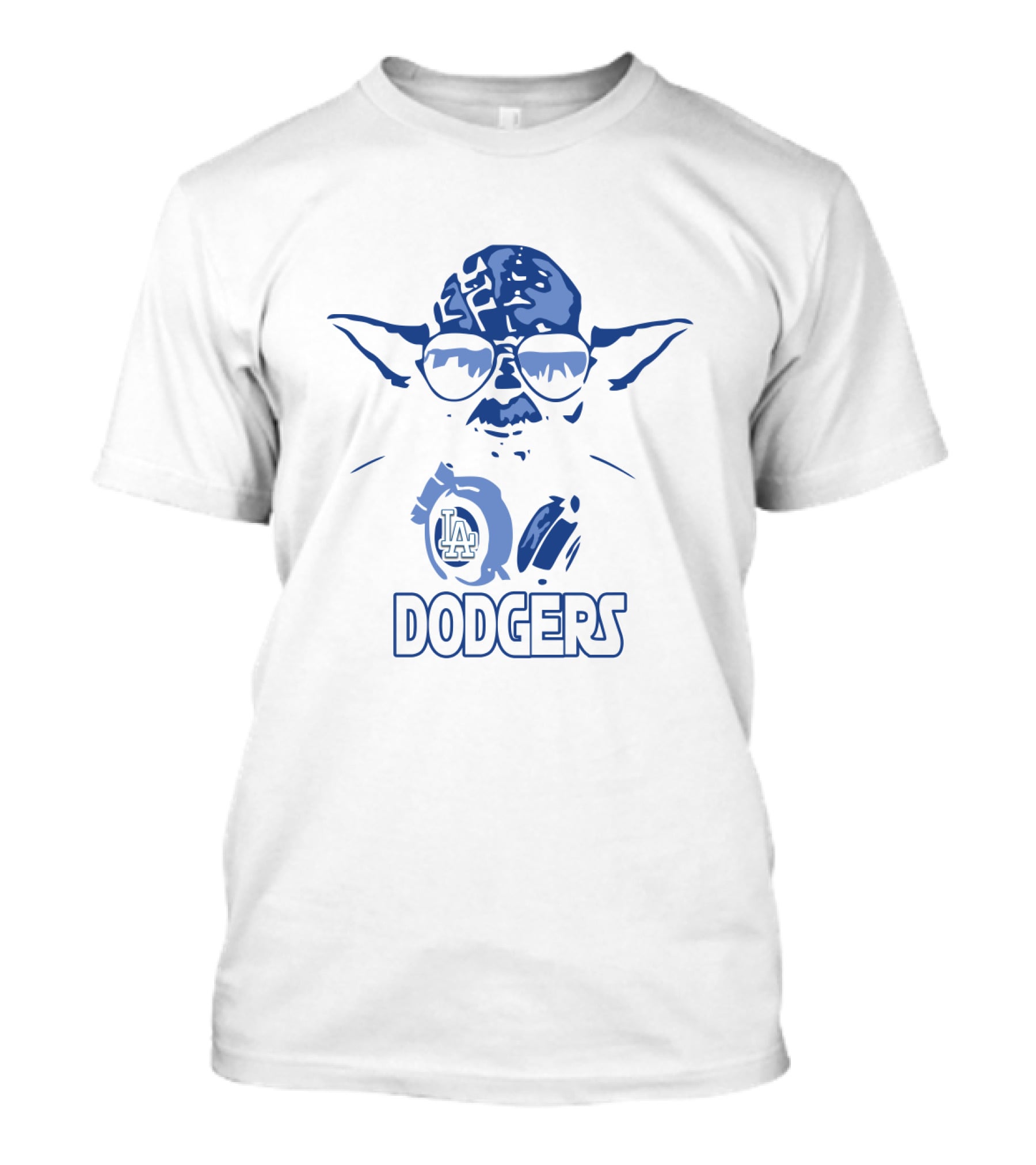 Yoda Dodgers LA Star Wars Los Angeles Fans T-Shirt