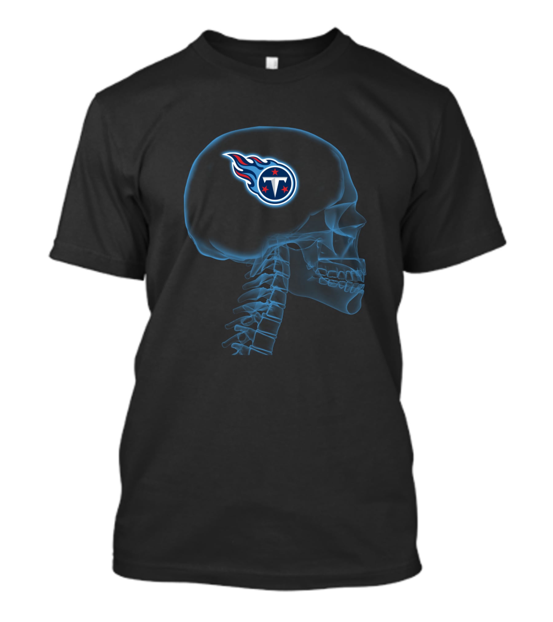 Tennessee Titans Brain X-Ray Halloween T-Shirt