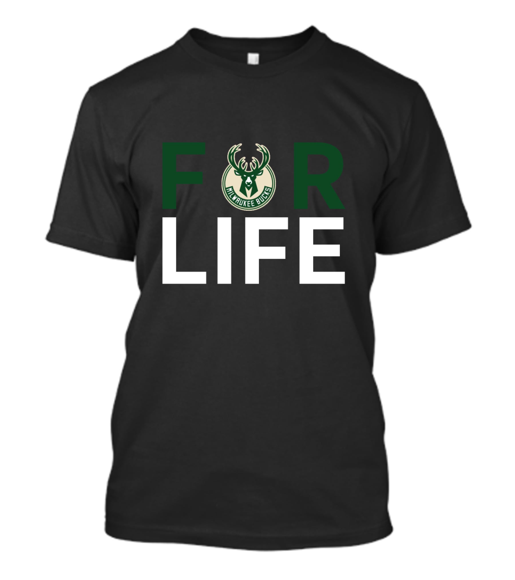 Milwaukee Bucks For Life Fan Loyalty T-Shirt