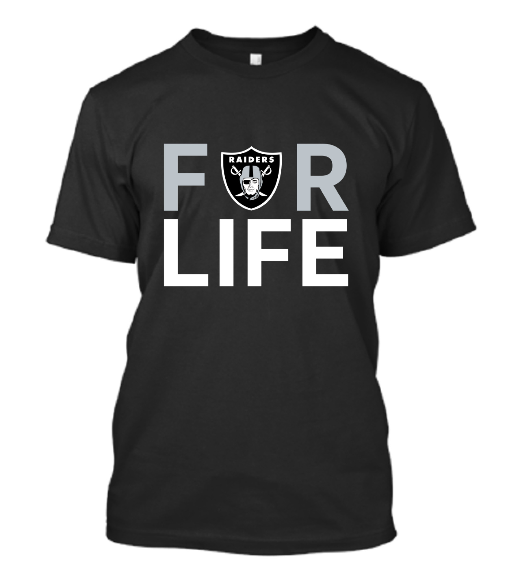Las Vegas Raiders Fans For Life Loyalty Commitment T-Shirt