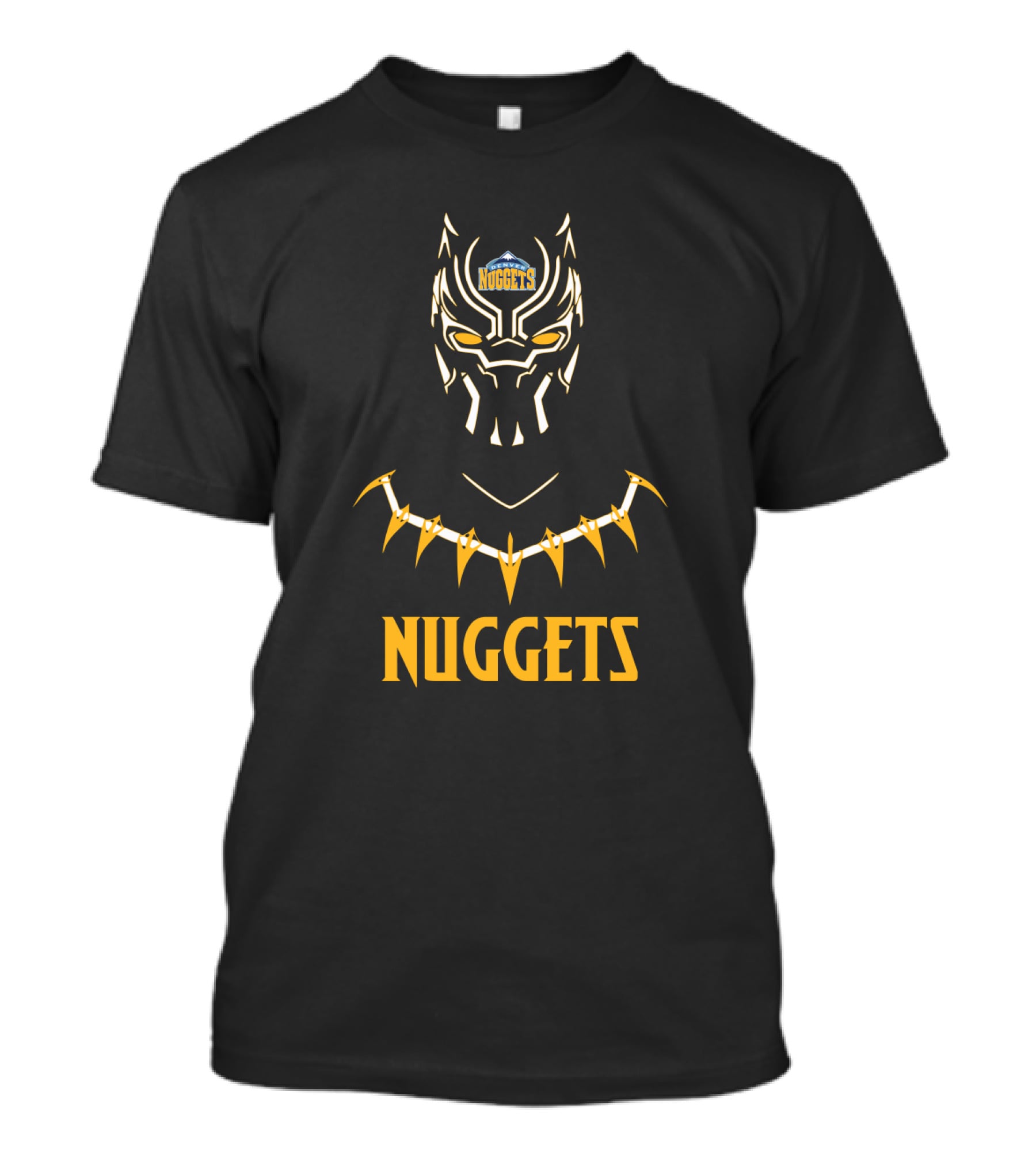 Black Panther Nuggets Fans T-Shirt