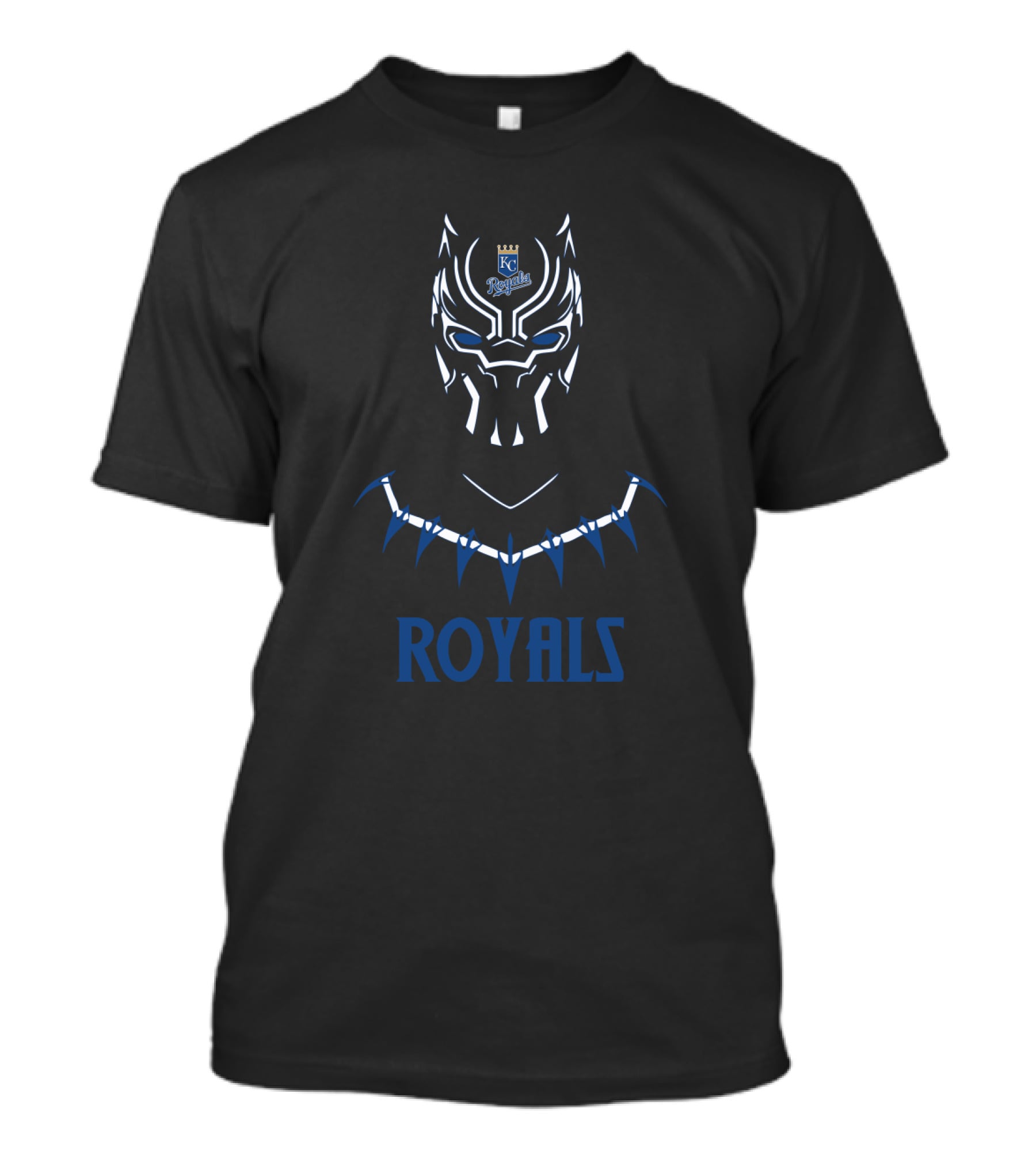 Kansas City Royals Black Panther Fans United T-Shirt
