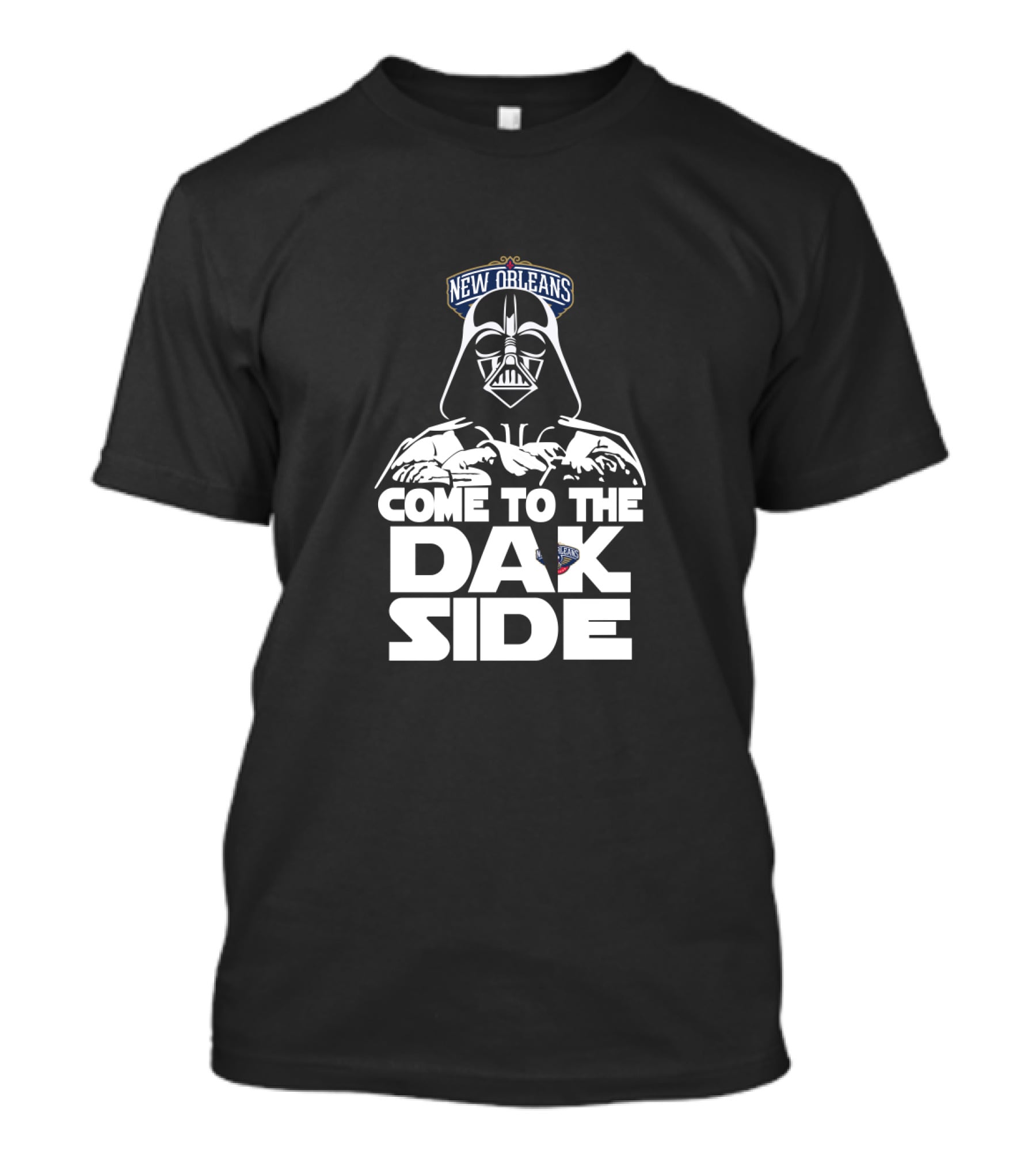New Orleans Pelicans Fans Darth Vader Come To The Dark Side T-Shirt