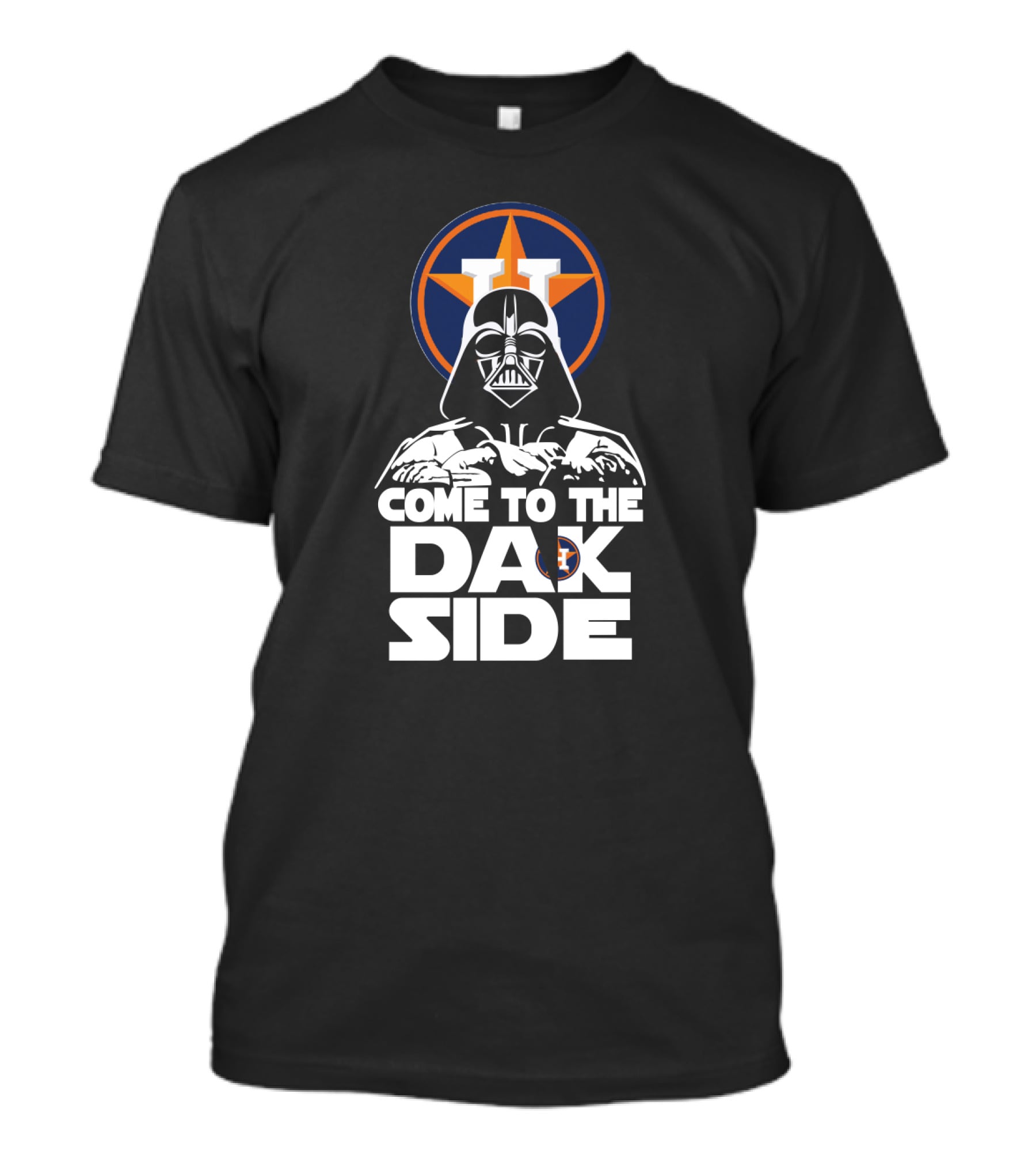 Come To The Dark Side Houston Astros Darth Vader Fan T-Shirt