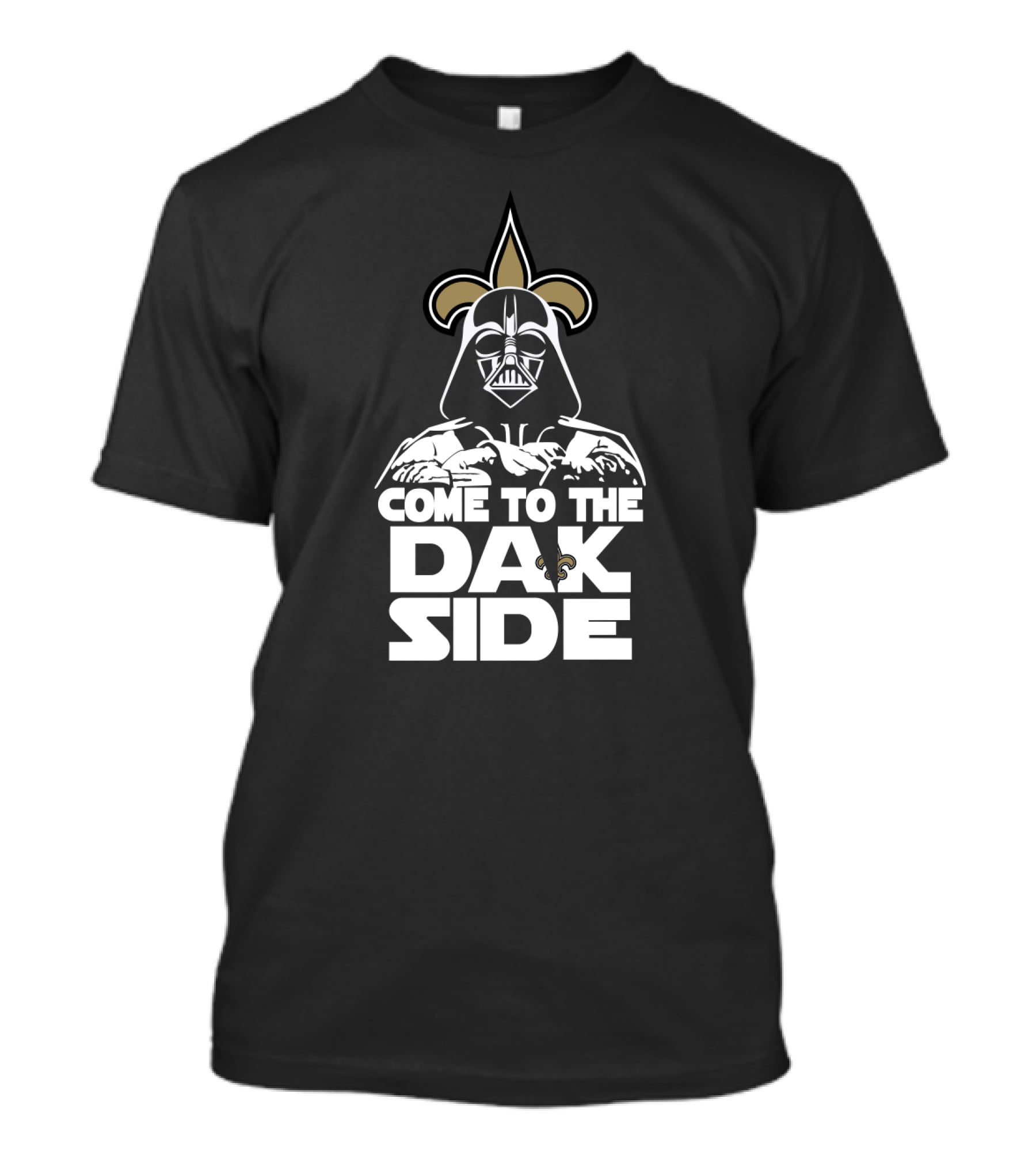 Darth Vader Come To The Dak Side New Orleans Saints Fans T-Shirt
