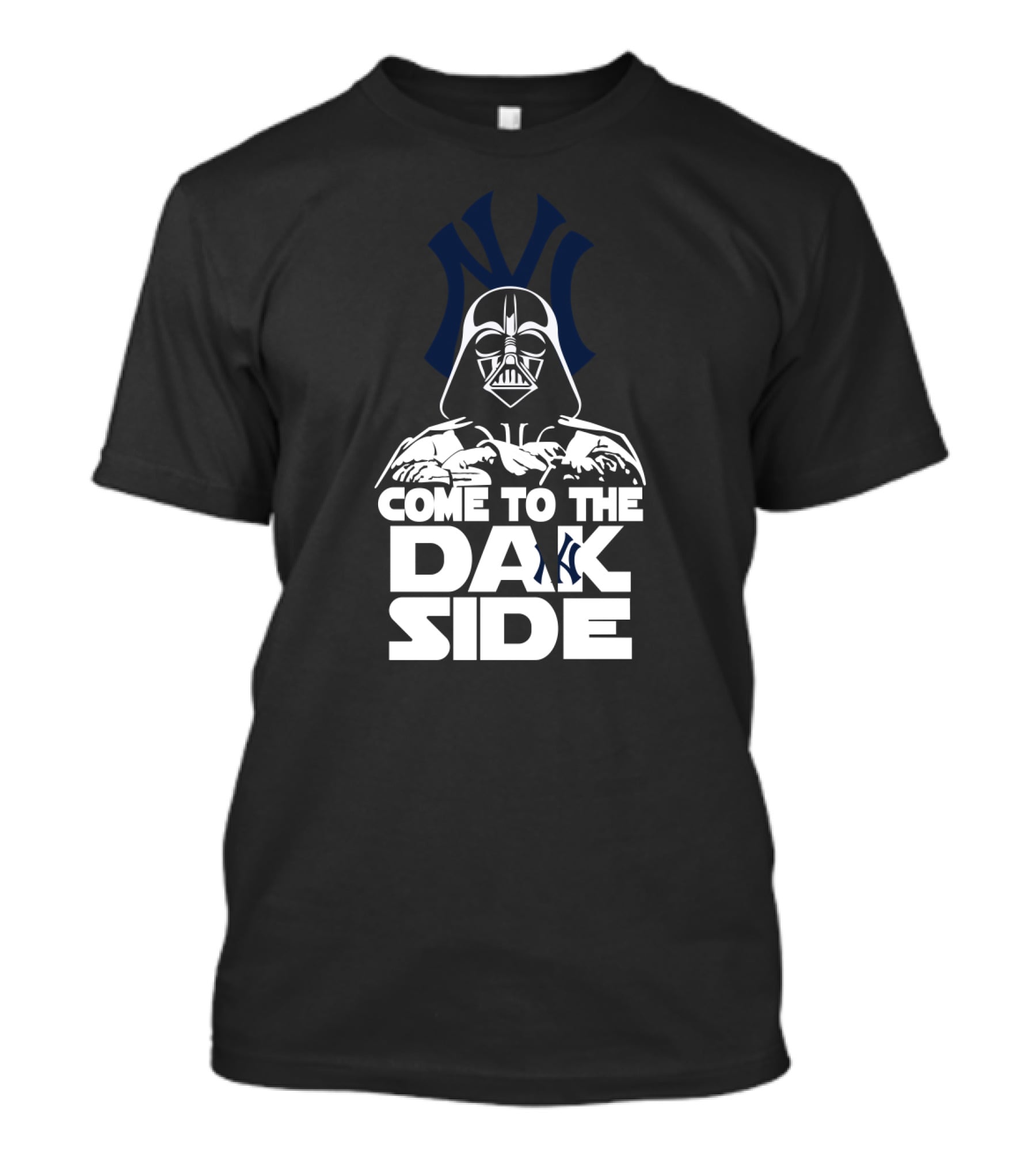 Darth Vader Come To The Dark Side New York Yankees Fans Iconic Crossover T-Shirt