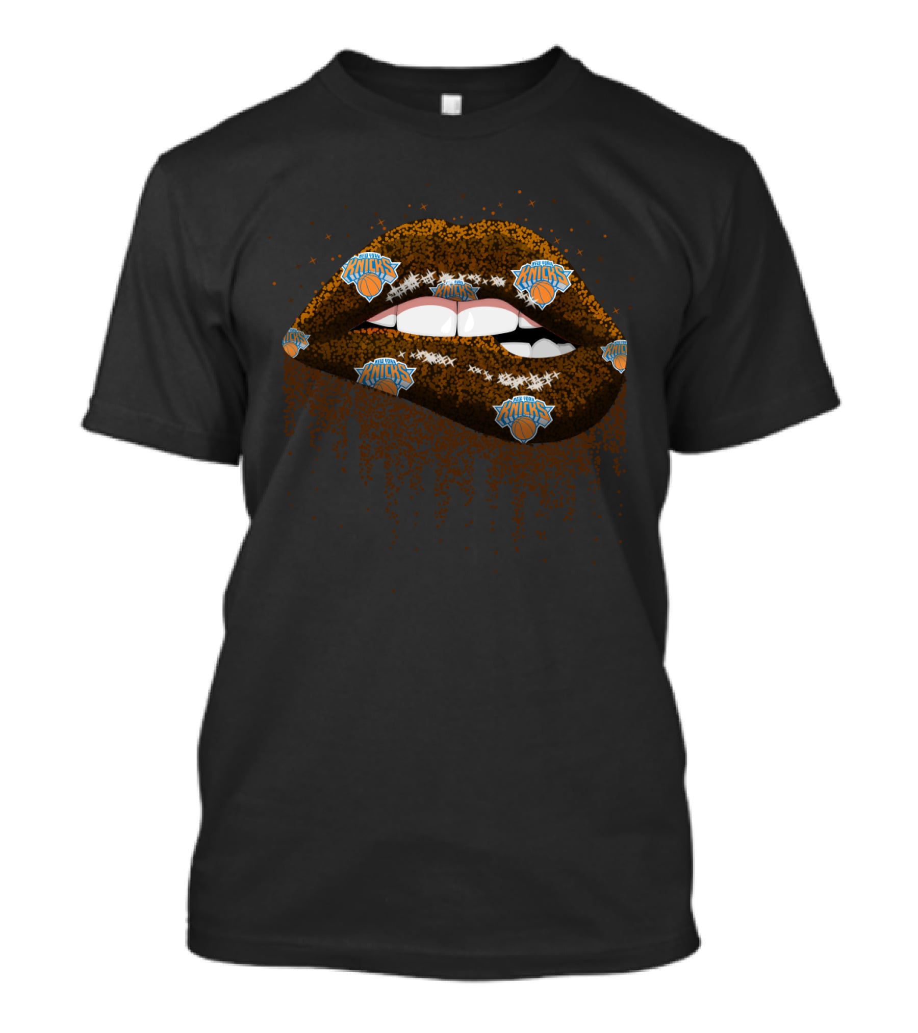 New York Knicks Lips Enthusiast Fandom T-Shirt