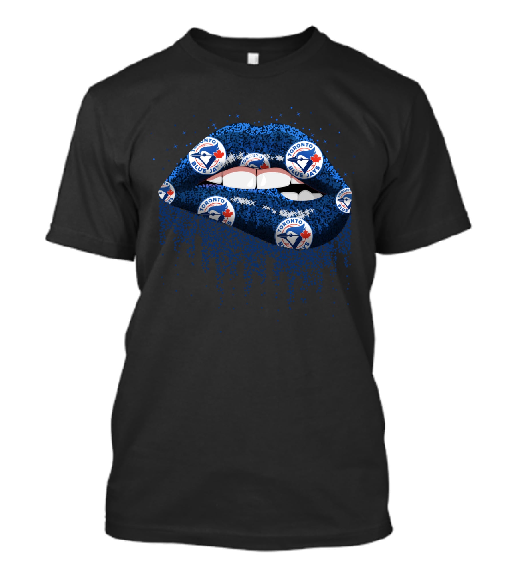 Toronto Blue Jays Glitter Lips Fans Must-Have T-Shirt