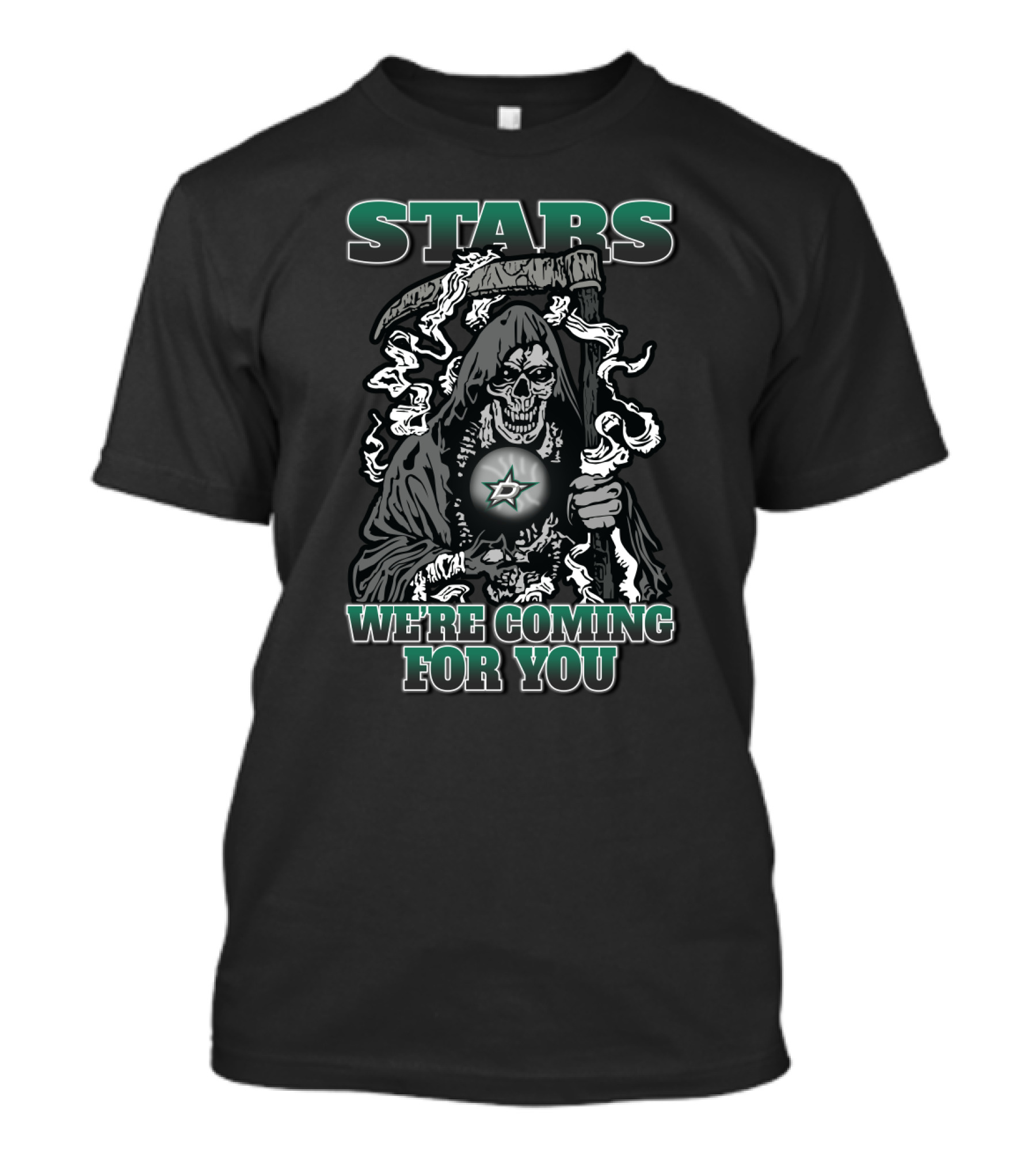 Stars Grim Reaper We're Coming For You T-Shirt