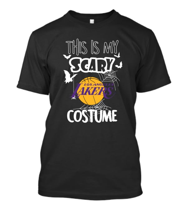 This Is My Scary Los Angeles Lakers Costume T-Shirt