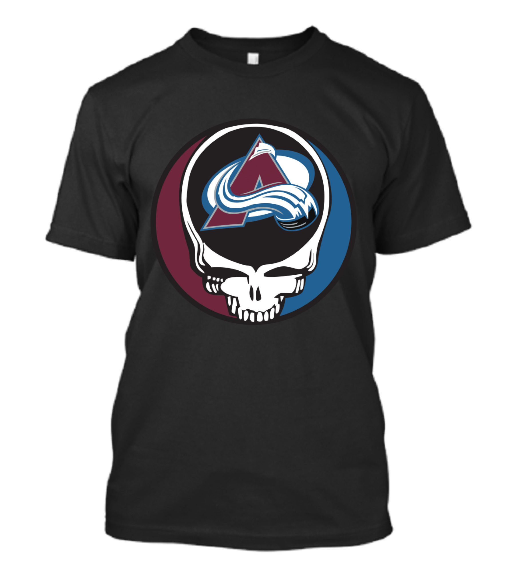 Colorado Avalanche Grateful Dead Steal Your Face Hockey Fan T-Shirt