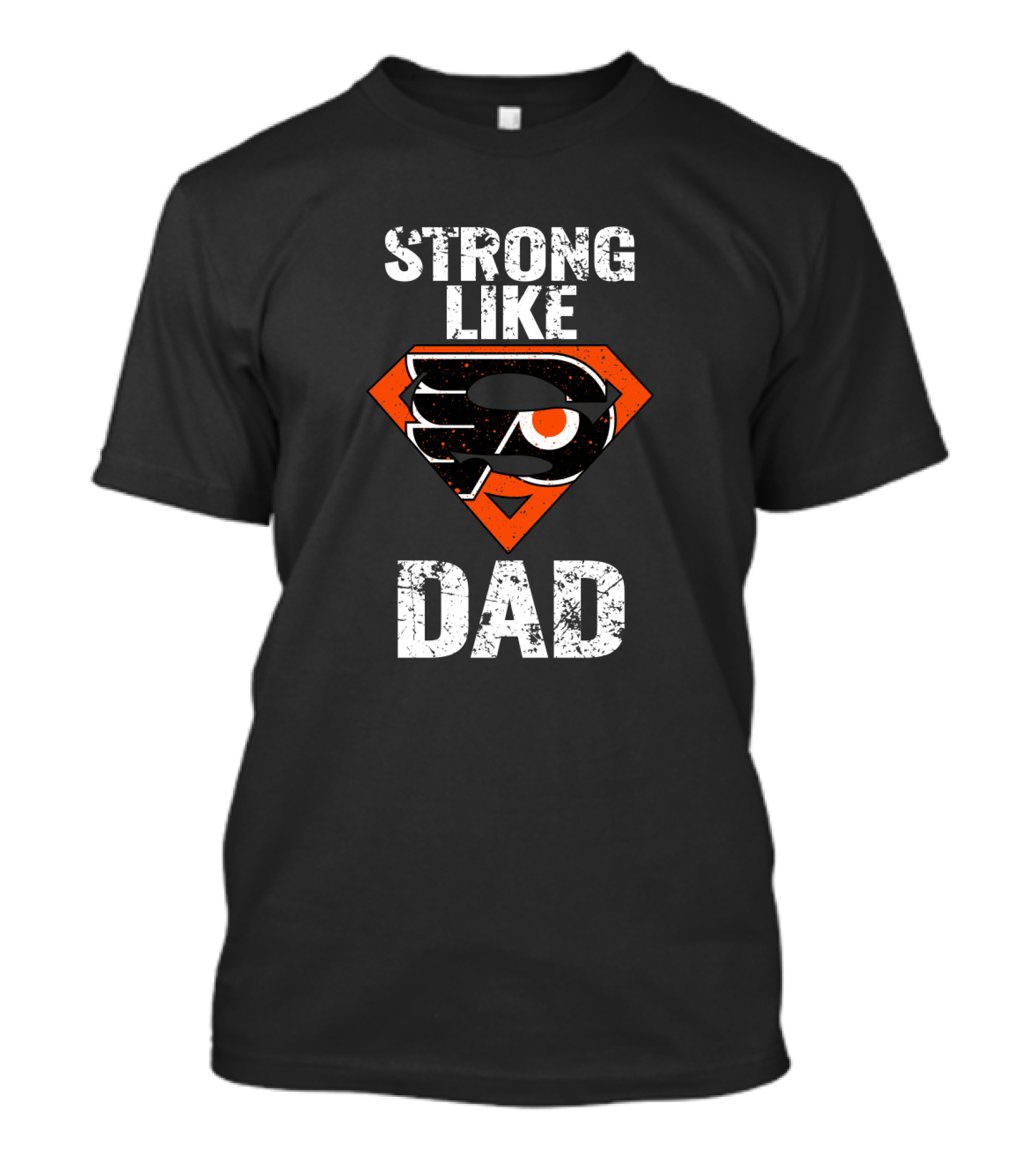 Philadelphia Flyers Strong Like Dad Superhero T-Shirt