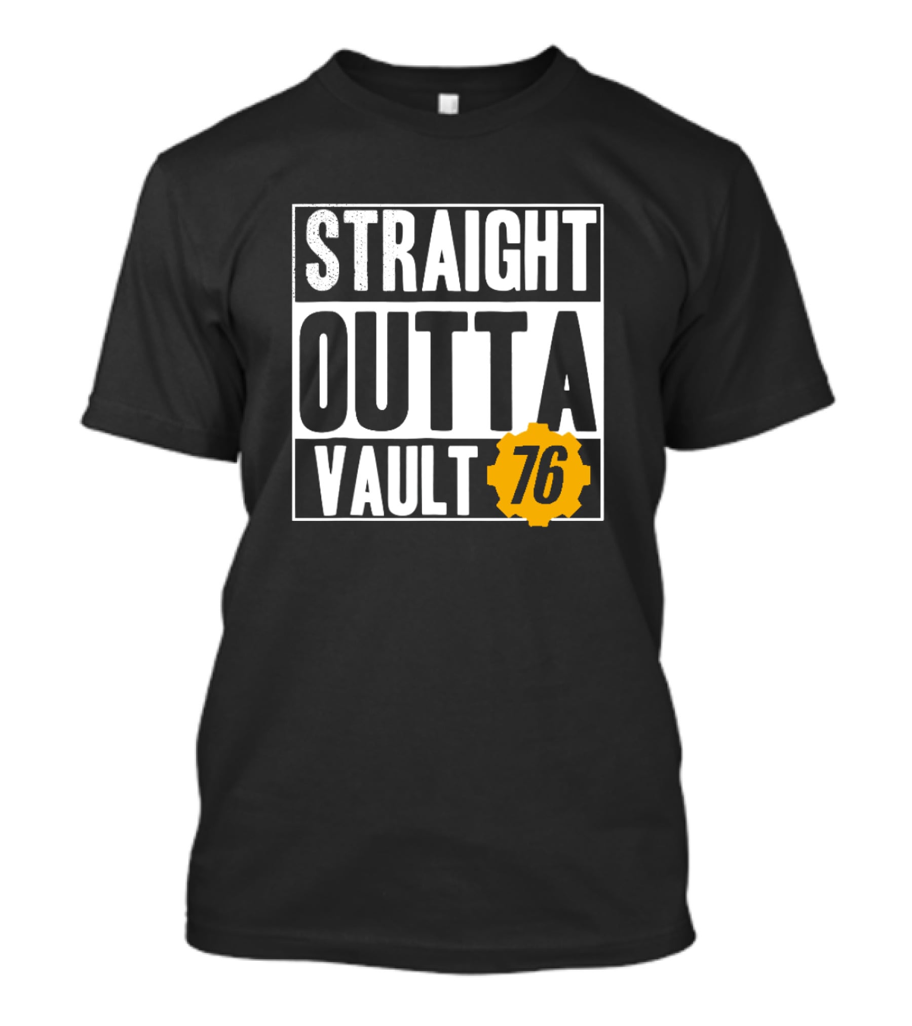 Straight Outta Vault 76 Fallout-Themed Gear T-Shirt