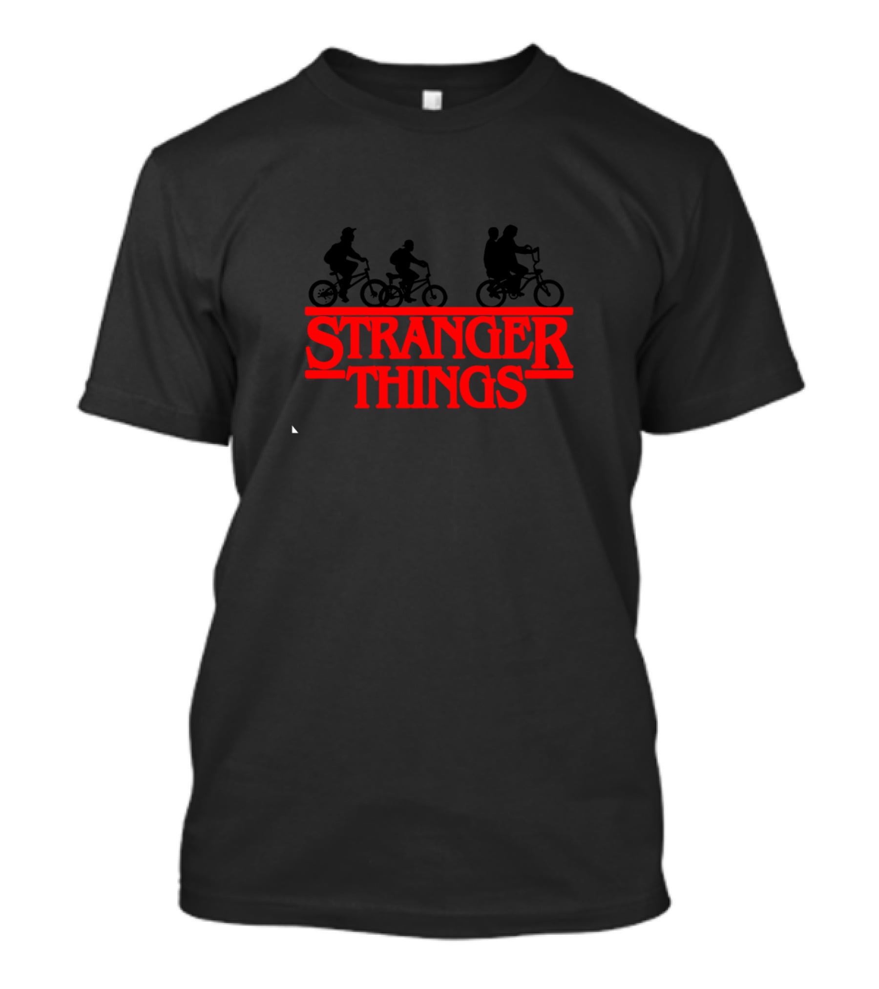 Stranger Things Biking Silhouette Adventure T-Shirt