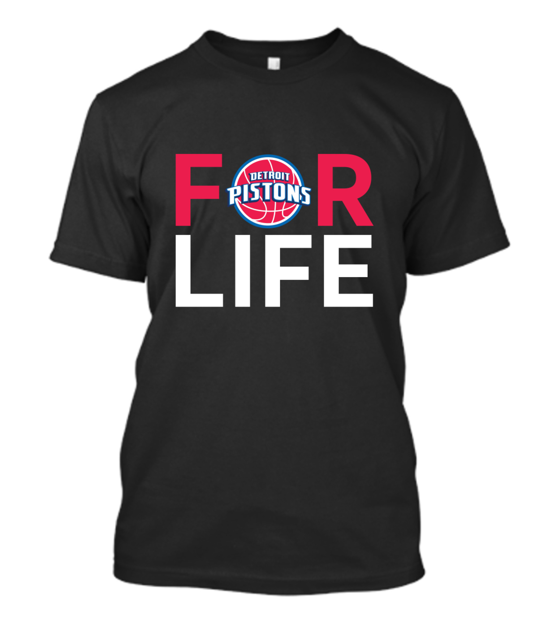 Detroit Pistons Basketball For Life Fan Loyalty T-Shirt